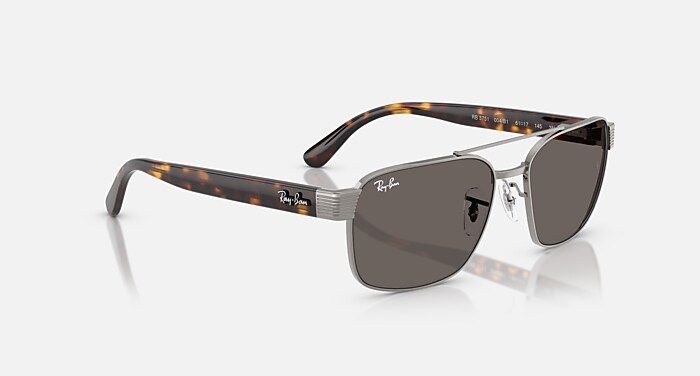 RB3751 Sunglasses in Gunmetal and Dark Grey (58-17) - RB3751 | Ray
