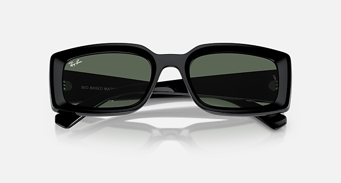 KILIANE BIO-BASED Sunglasses in Black and Dark Green - RB4395F