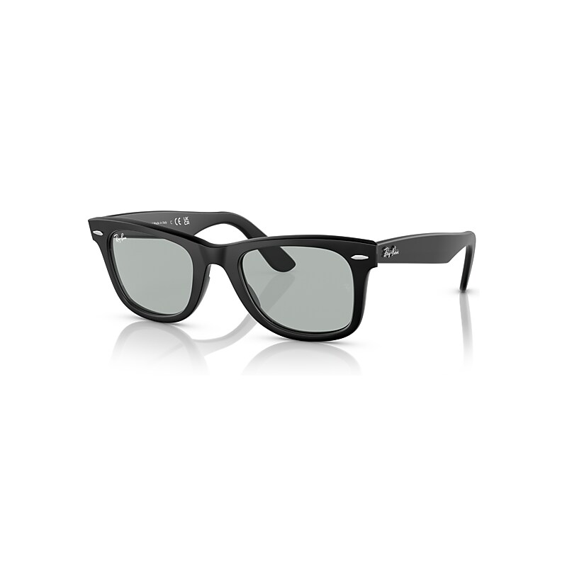 Ray-Ban Original Wayfarer Classic Sunglasses Black Frame Grey Lenses 52-22