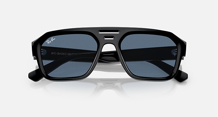 CORRIGAN BIO-BASED Sunglasses in Black and Dark Blue (54-20