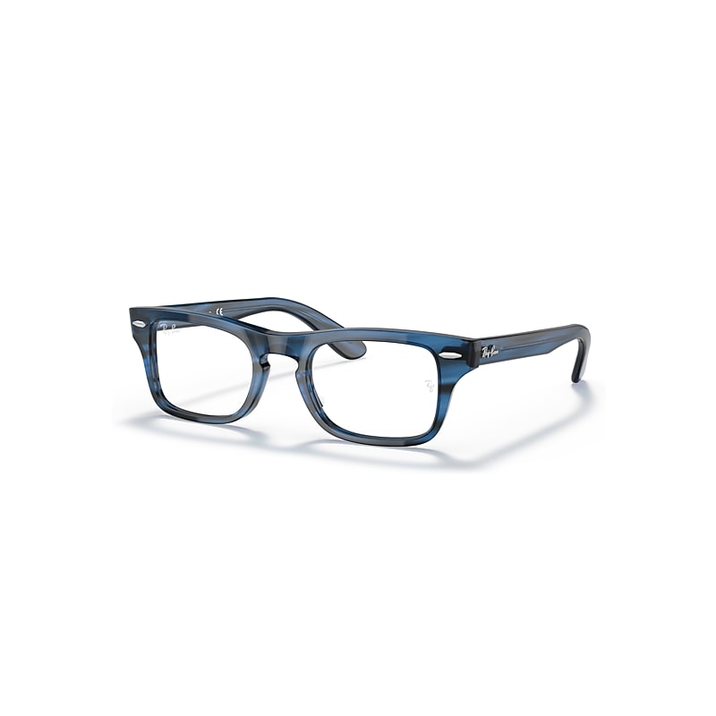Ray-Ban Eyeglasses Children Burbank Optics Kids - Blue Frame Clear Lenses Polarized 43-19