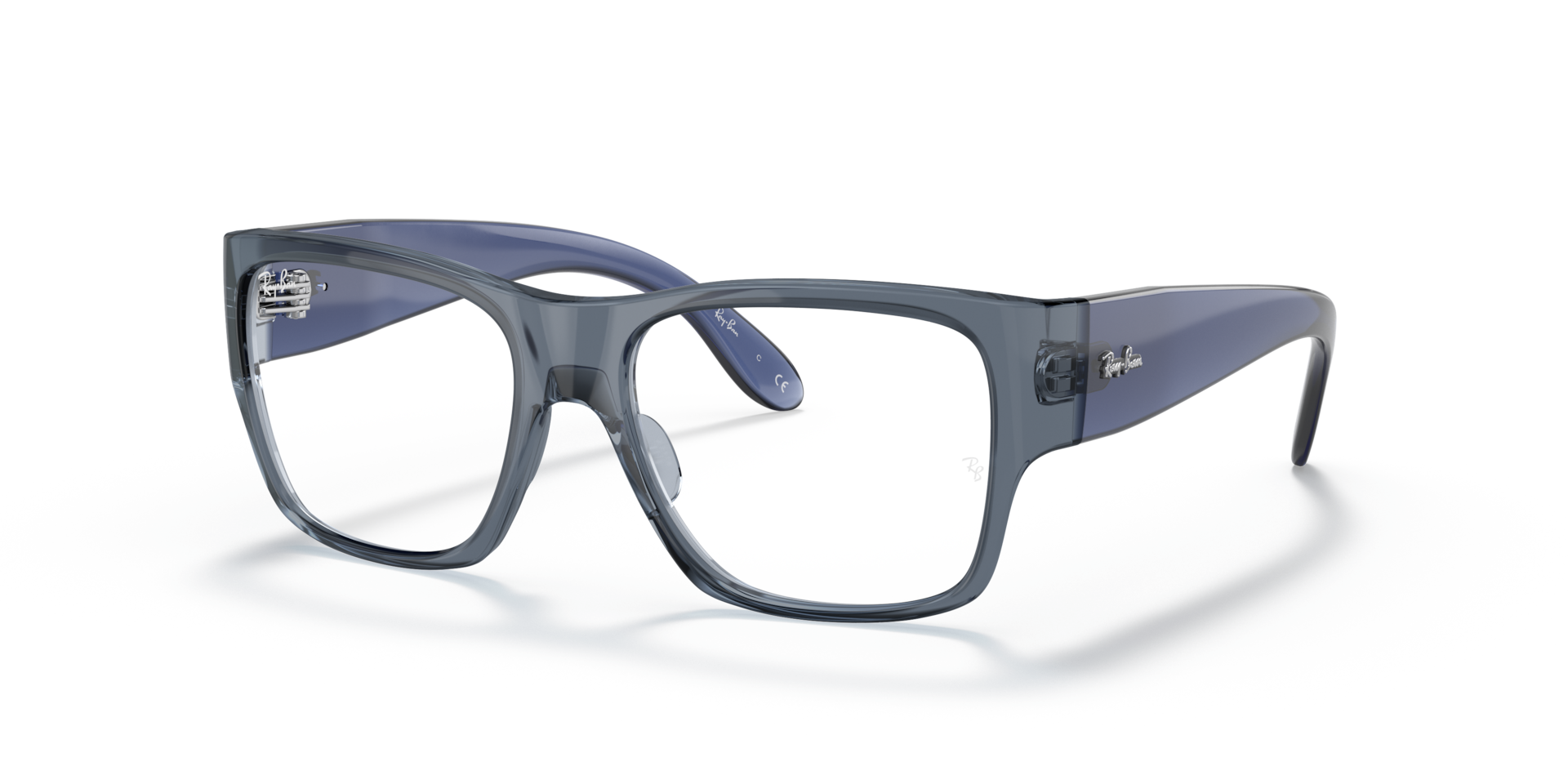 Ray-Ban Nomad Optics Kids - Monture Bleu Verres Incolore 51-16 polariss 82 €