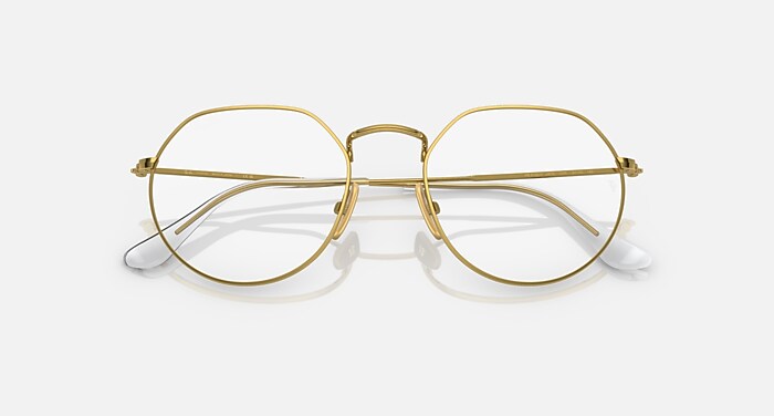 JACK TITANIUM OPTICS Eyeglasses with Gold Frame - RB8165V | Ray