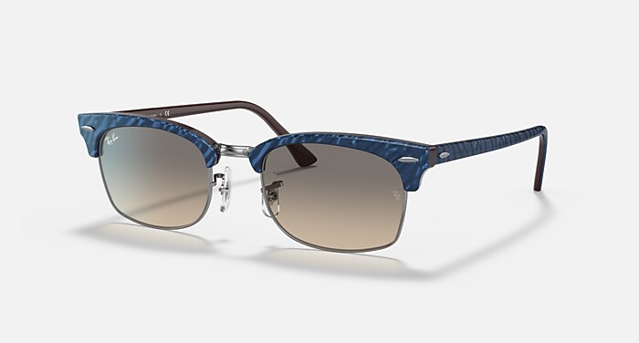 CLUBMASTER SQUARE Sunglasses in Blue and Light Grey Gradient (55