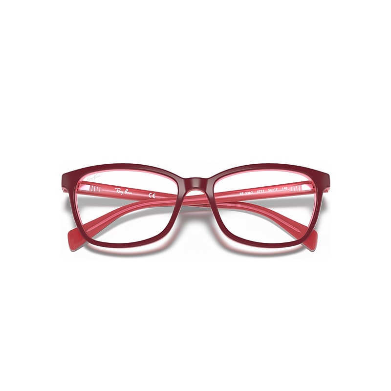 Ray-Ban Rb5362 Optics Optical Purple-reddish Frame Clear Lenses 52-17