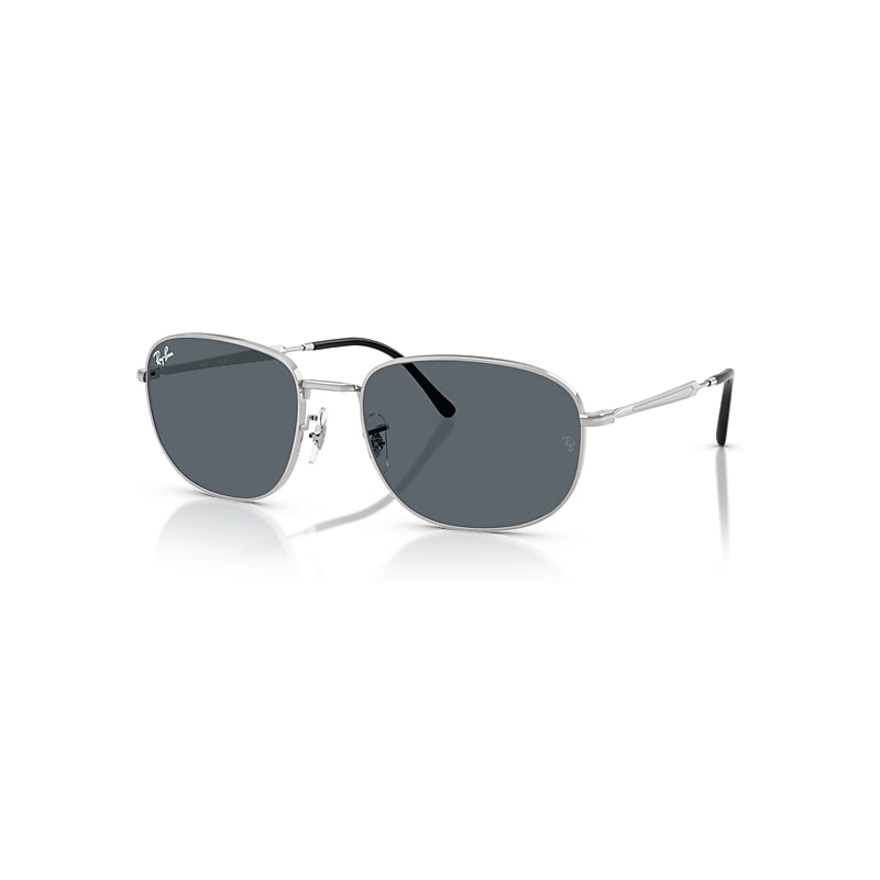 Ray-Ban Sunglasses   - Silver Frame Blue Lenses 60-19, RB3754