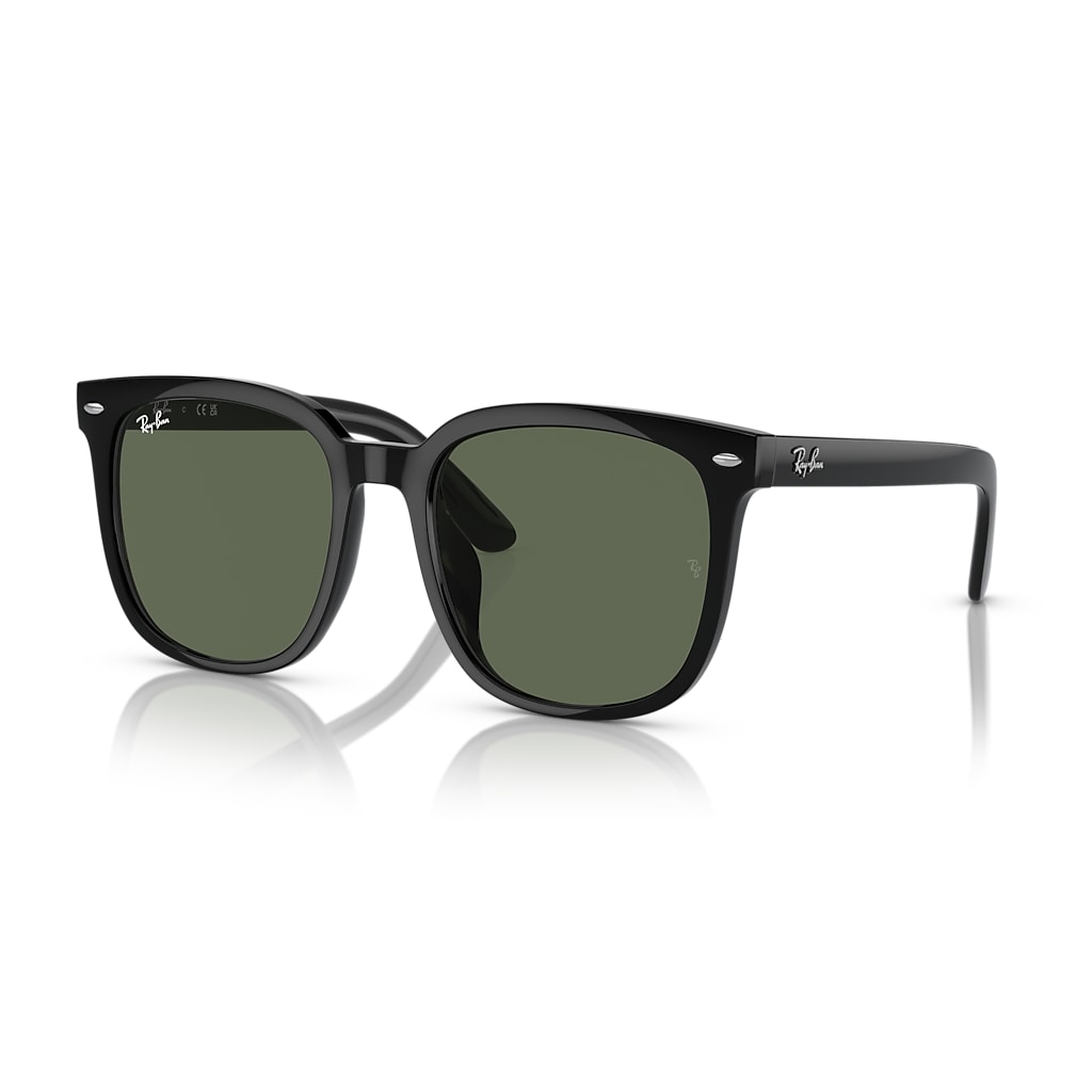 RB4401D Sunglasses in Black and Dark Green (55-20) - RB4401D | Ray