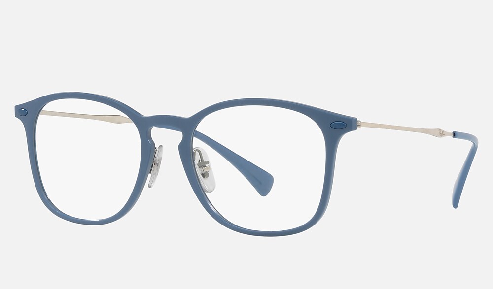 RB8954 OPTICS Polarized Eyeglasses with Transparent Light Blue and
