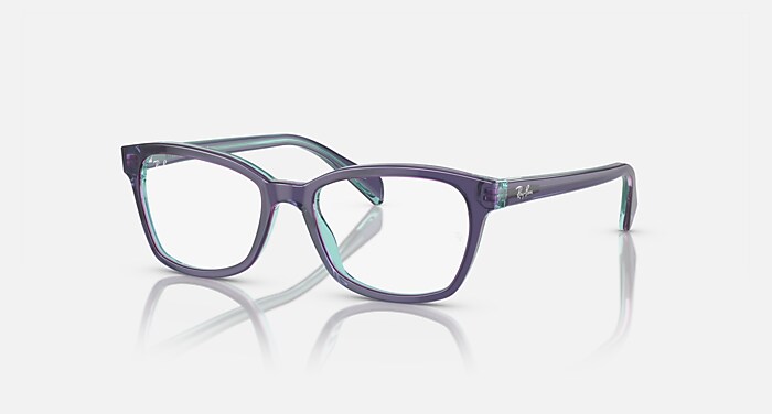 RB1591 OPTICS KIDS Eyeglasses with Top Blue & Violet & Light Blue