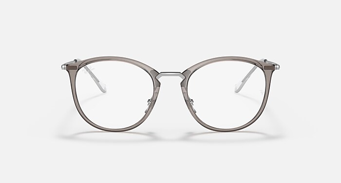 RB7140 OPTICS Polarized Eyeglasses with Transparent Grey and Clear