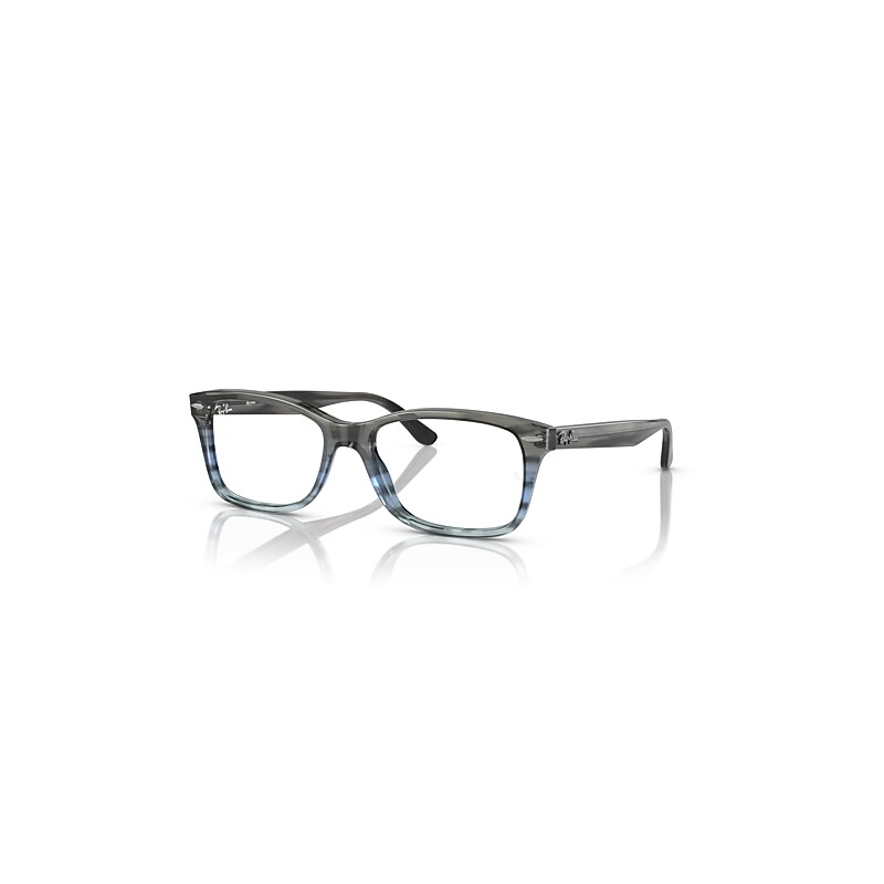 Ray-Ban  Optics Grau Gestreift Fassung Klar Glas Polarisiert 53-17, RB5428