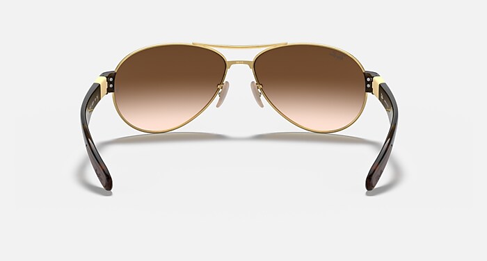 RB3509 Sunglasses in Arista Gold and Brown Gradient Dark Brown (63