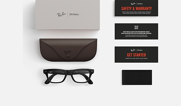 RAY-BAN META BLAYZER OPTICS - GEN 2 AI Glasses in Transparent