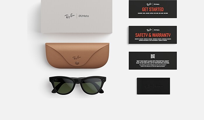 RAY-BAN META SKYLER - GEN 2 Sunglasses in Black and G-15 Green