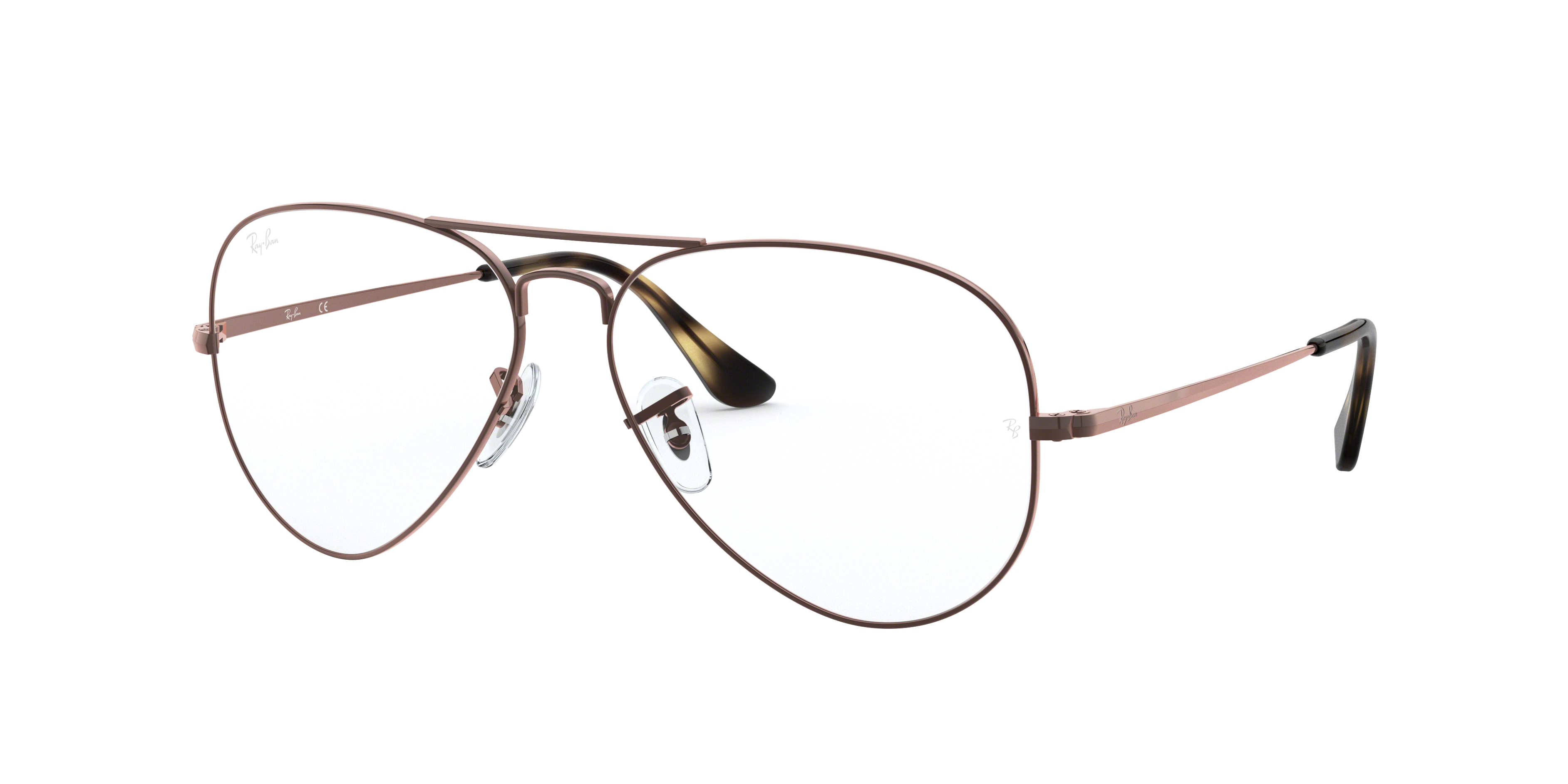 Aviator Optics Eyeglasses with Light Brown Frame RB6489 RayBan®