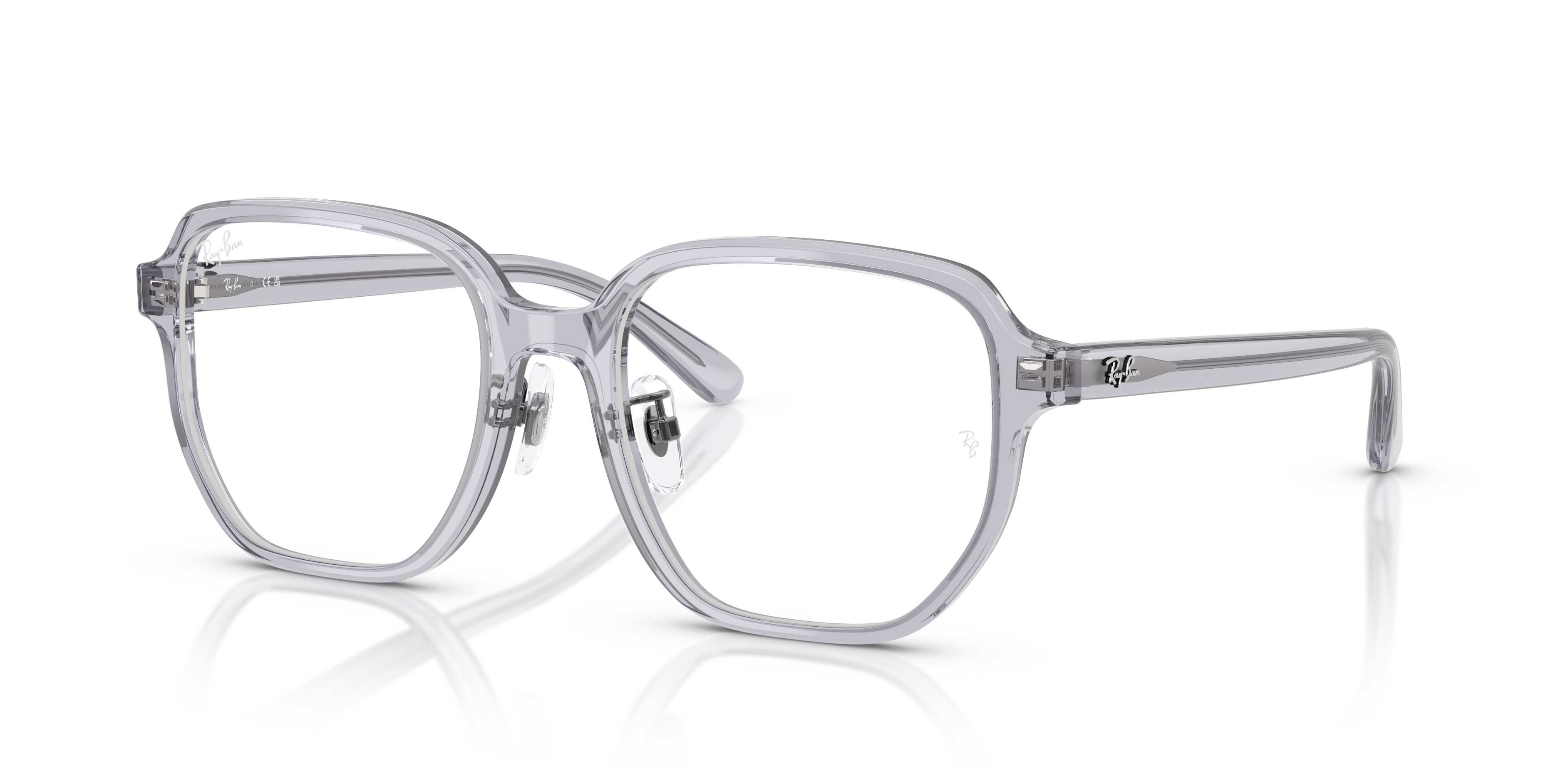 【レイバン公式ストア】 RayBan® Rb5424d Optics メガネ トランスペアレント グレー フレーム RB5424D