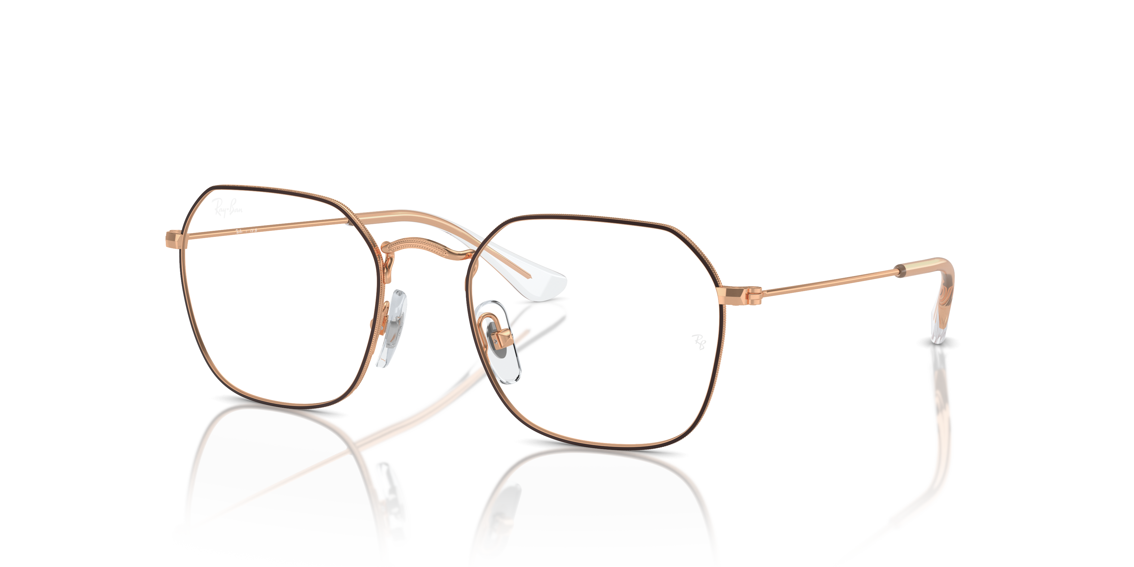 rb9594v-optics-kids-eyeglasses-with-brown-on-rose-gold-frame-ry9594v