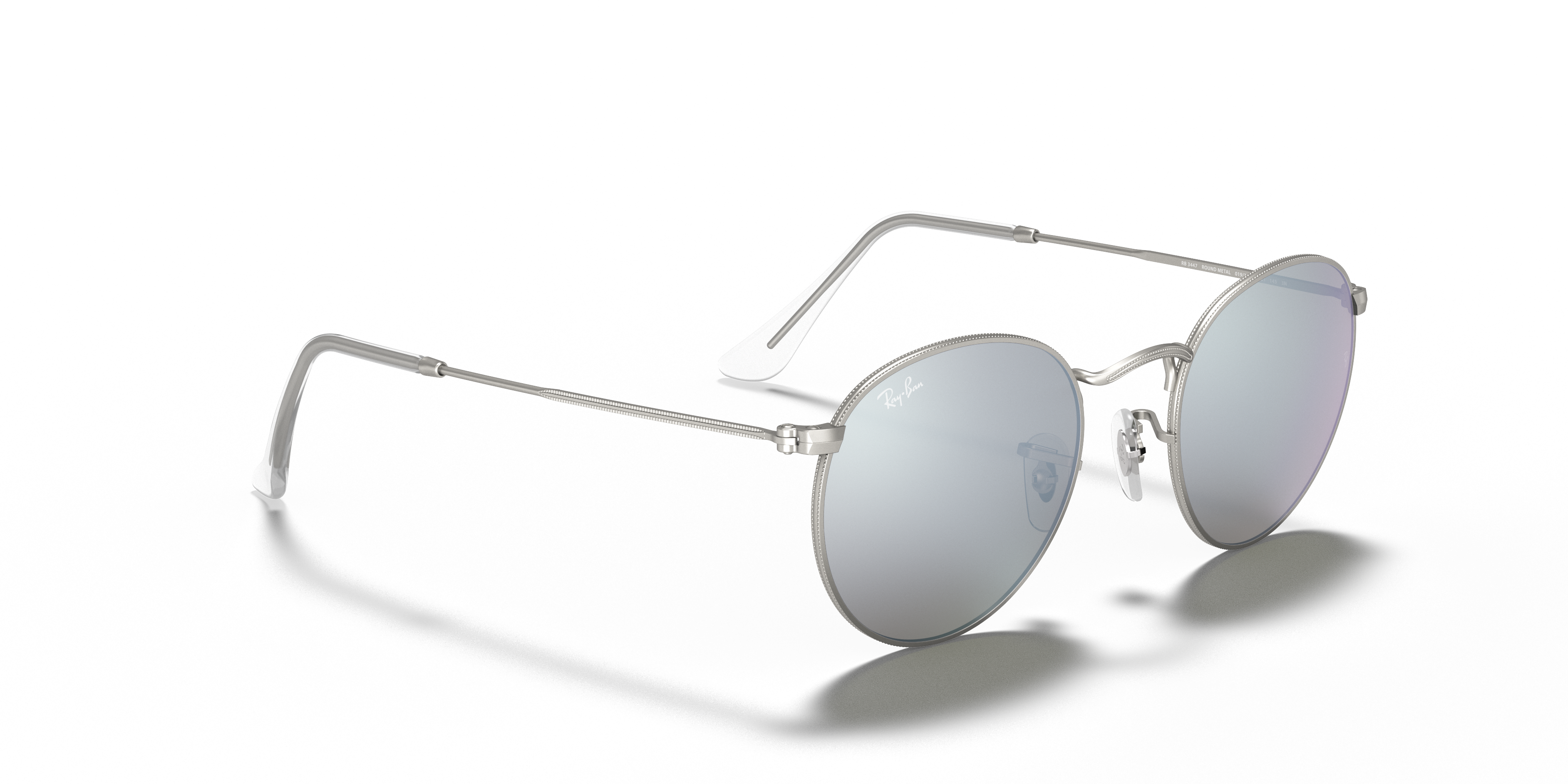 Gafas de Sol ROUND FLASH LENSES en Plateado y Flash Plata RB3447