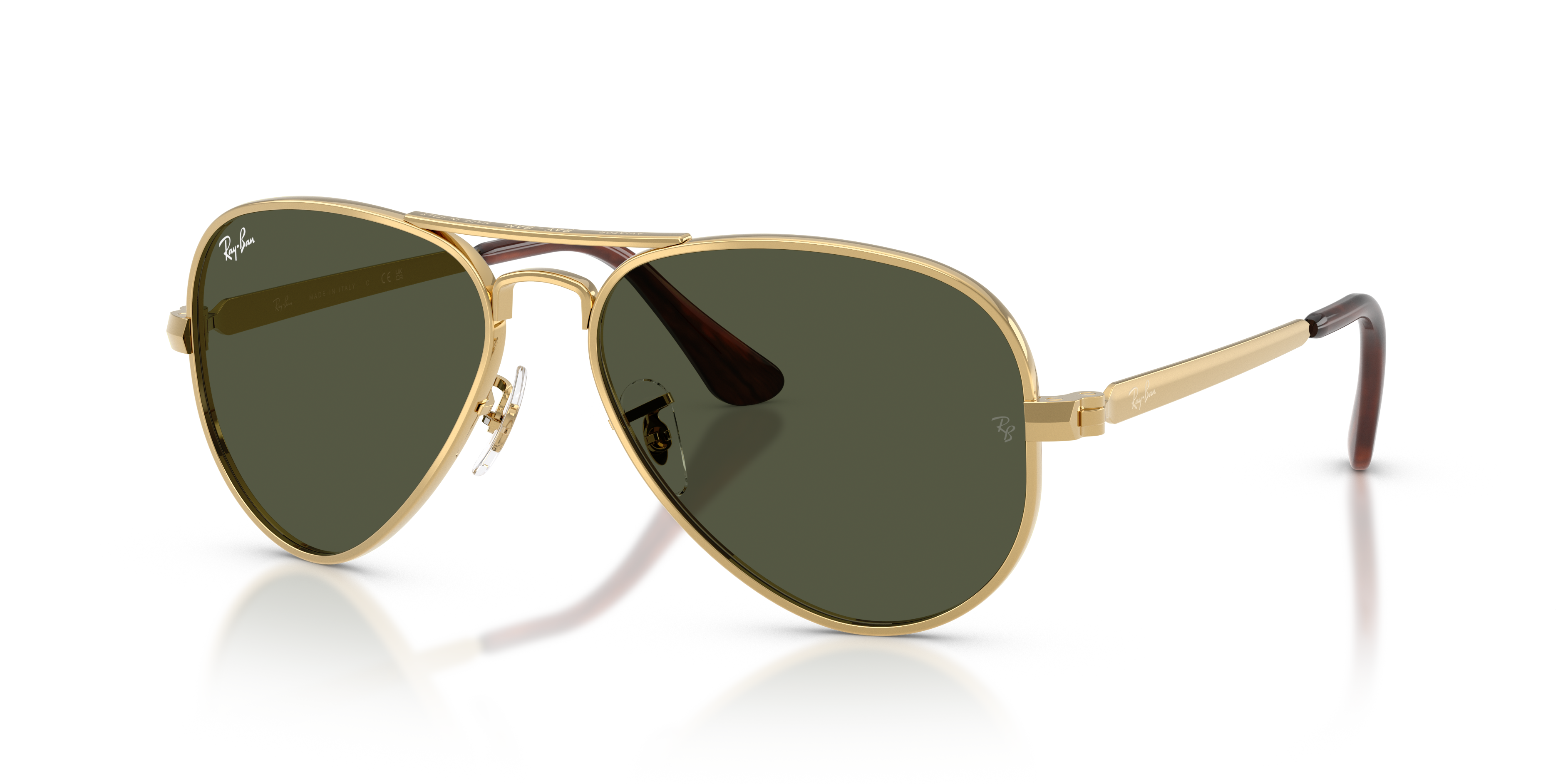 Aviator Max Sunglasses In Polished Arista Gold And Green 58 16 Aviator Max Sunglasses In Polished Arista Gold And Green 58 16