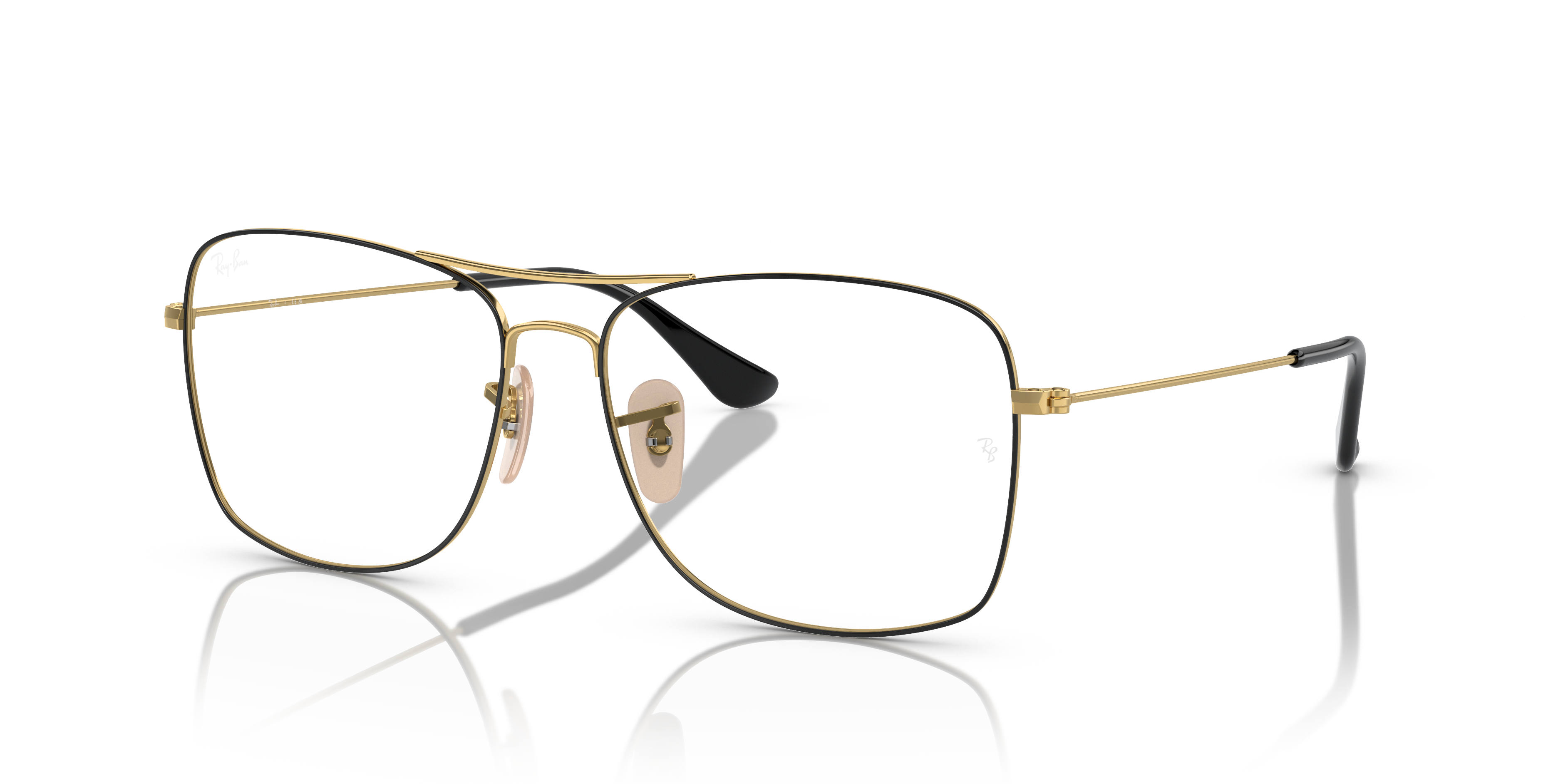Rb6498 Optics Eyeglasses With Black On Gold Frame RB6498 Ray Ban EU rb6498-optics-eyeglasses-with-black-on-gold-frame-rb6498-ray-ban-eu