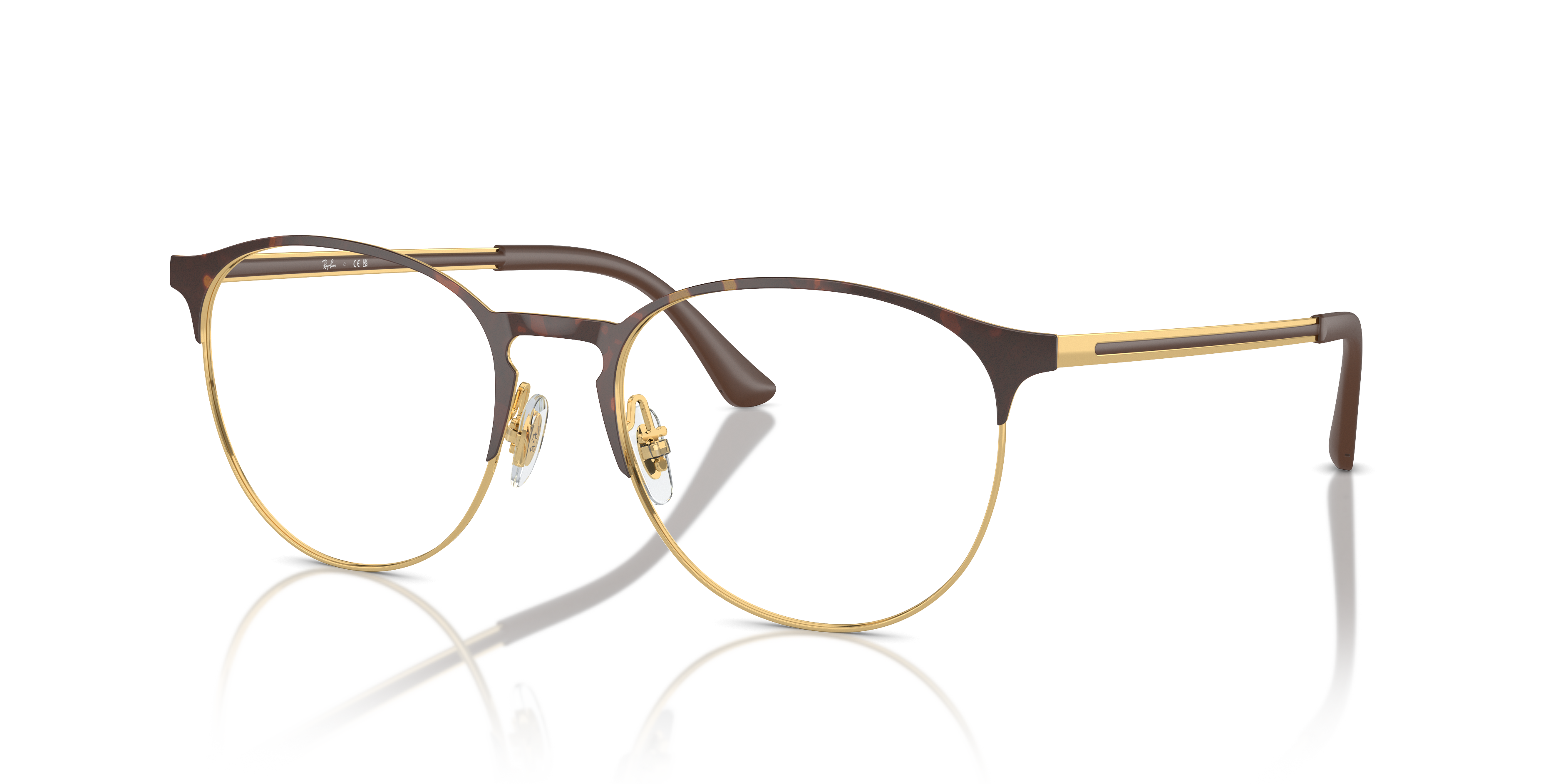 culos-de-grau-rb6375-optics-com-arma-o-na-cor-havana-sobre-ouro