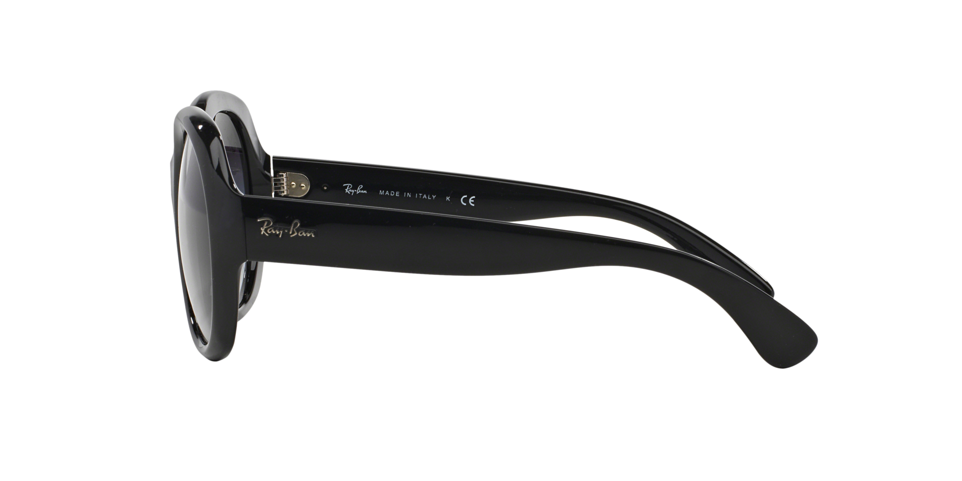 Ray Ban RB4191 601/71 Black Round Gray Oversized Sunglasses 57-19 135 Ray-Ban RB4181 M (57 - 16) with Grey lenses and Black frame  main image 2