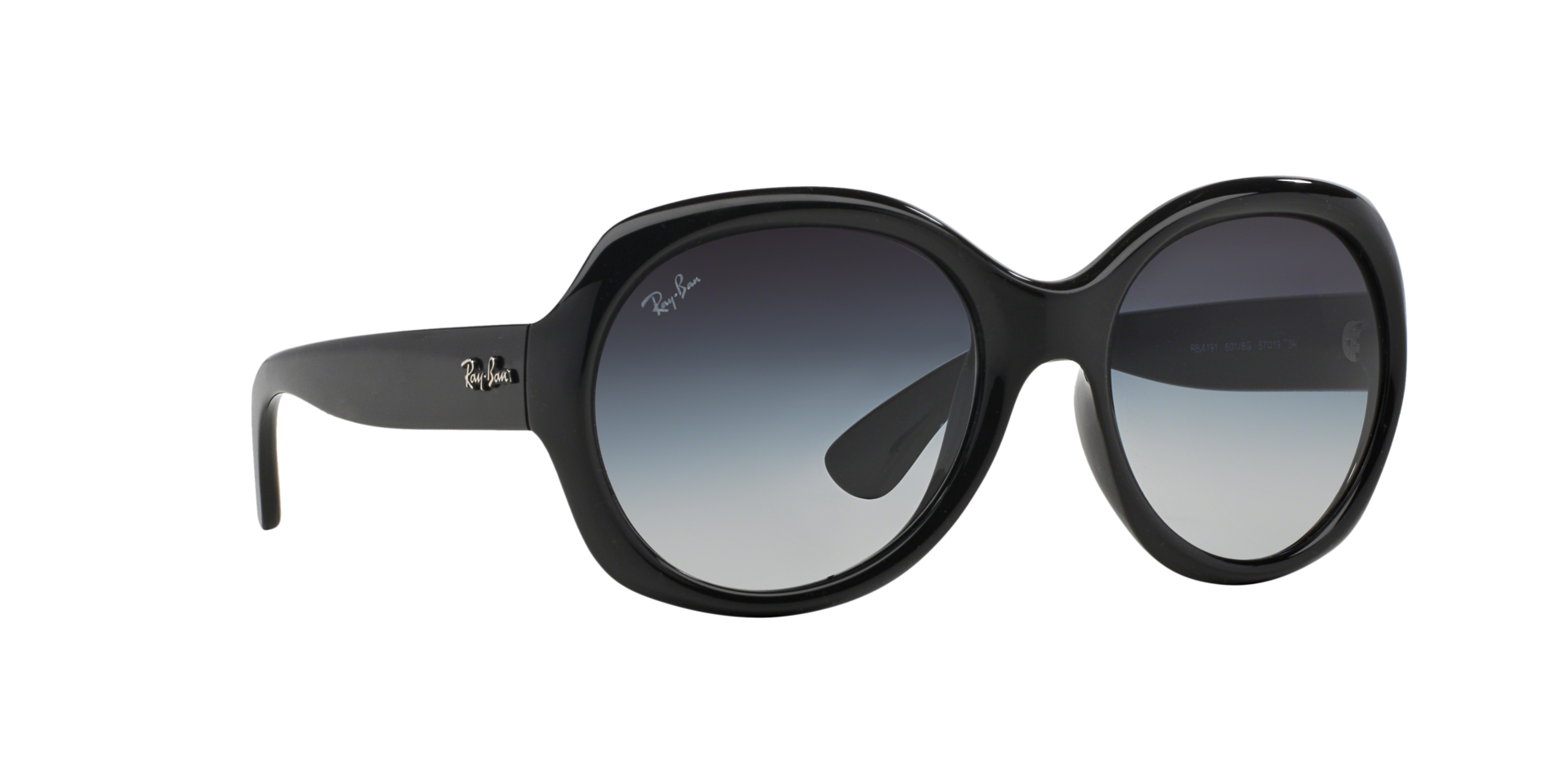 Ray Ban RB4191 601/71 Black Round Gray Oversized Sunglasses 57-19 135 Ray-Ban RB4181 M (57 - 16) with Grey lenses and Black frame  main image 3