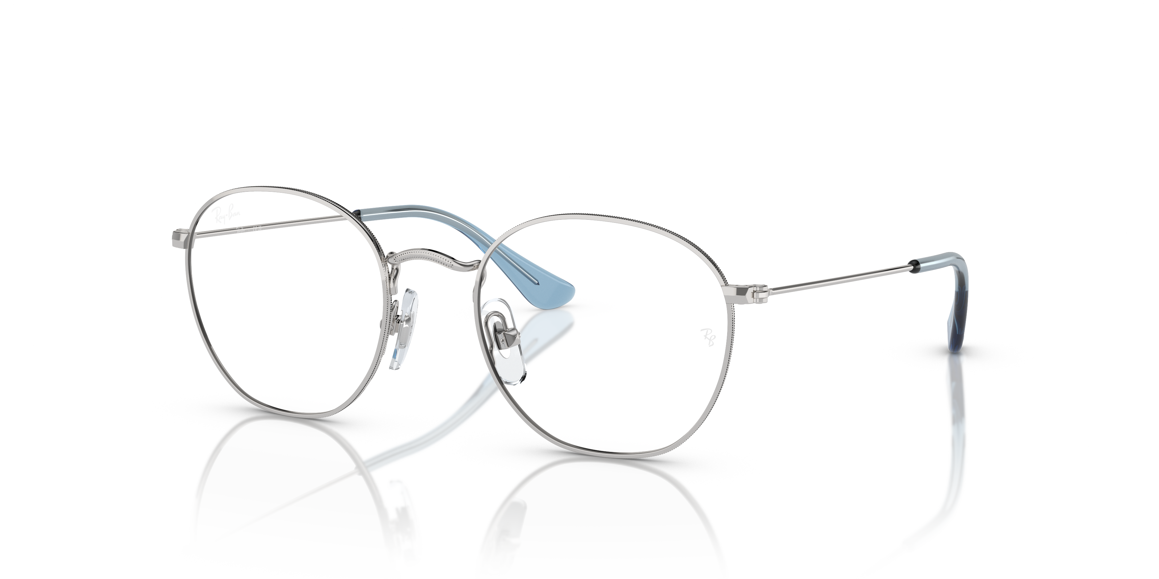 rob-optics-kids-eyeglasses-with-silver-frame-ry9572v-ray-ban-us