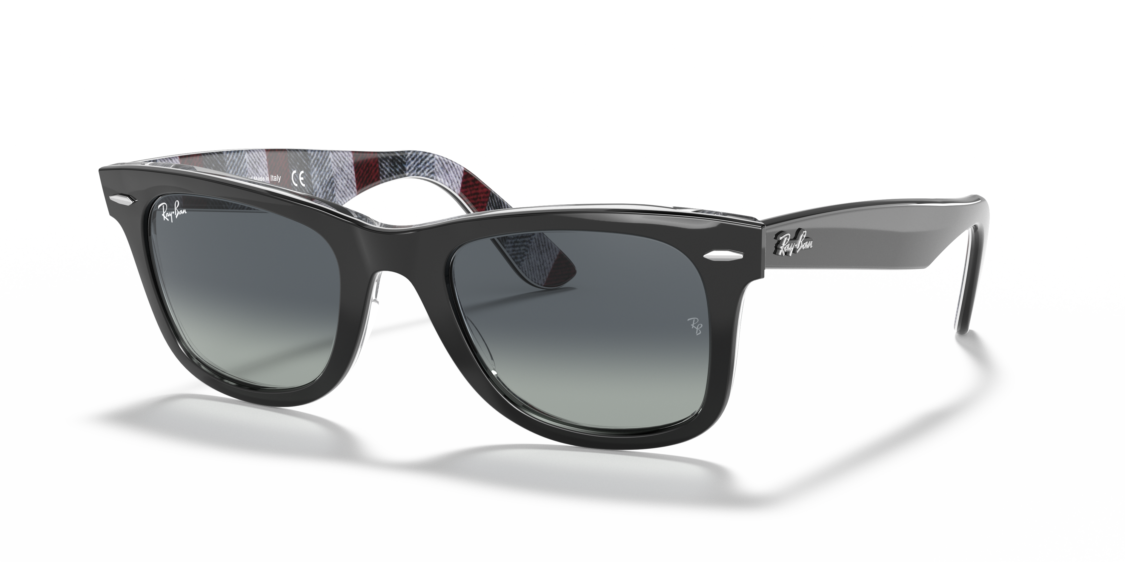 Original Wayfarer Color Mix Sunglasses in Black and Light Grey Gradient ...