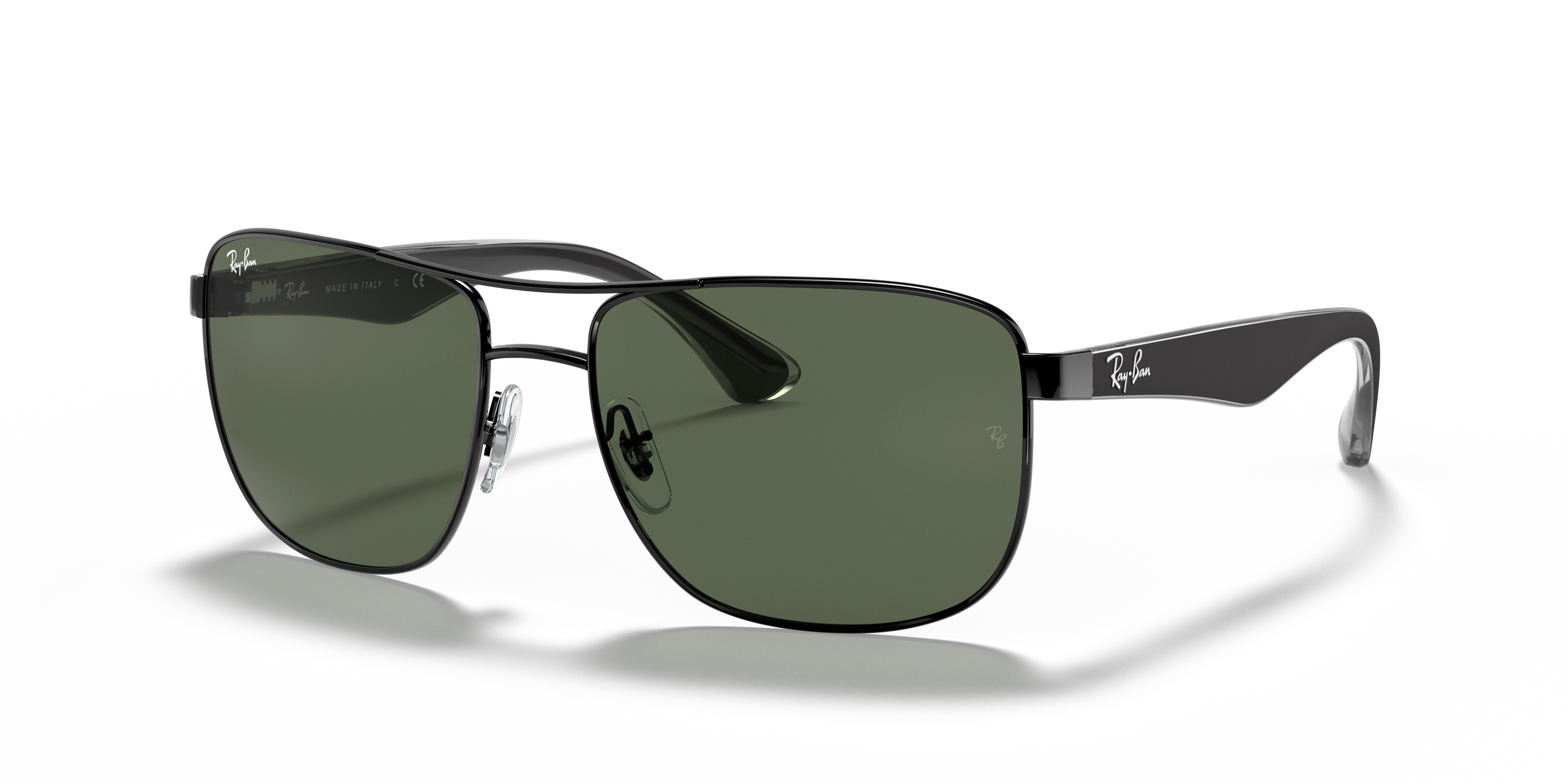 Occhiali da Sole Predator Liteforce in Sabbia Nero e Verde Scuro - RB4453 | ® IT