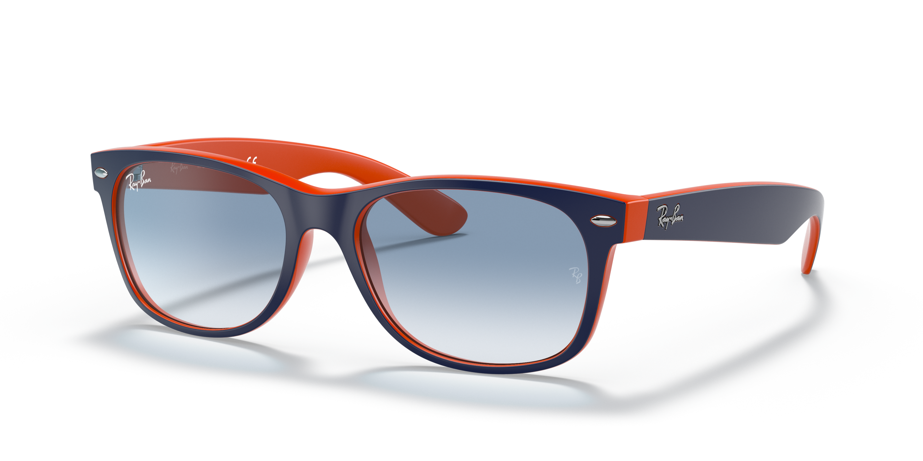 NEW WAYFARER COLOR MIX Sunglasses in Blue On Orange and Light Blue