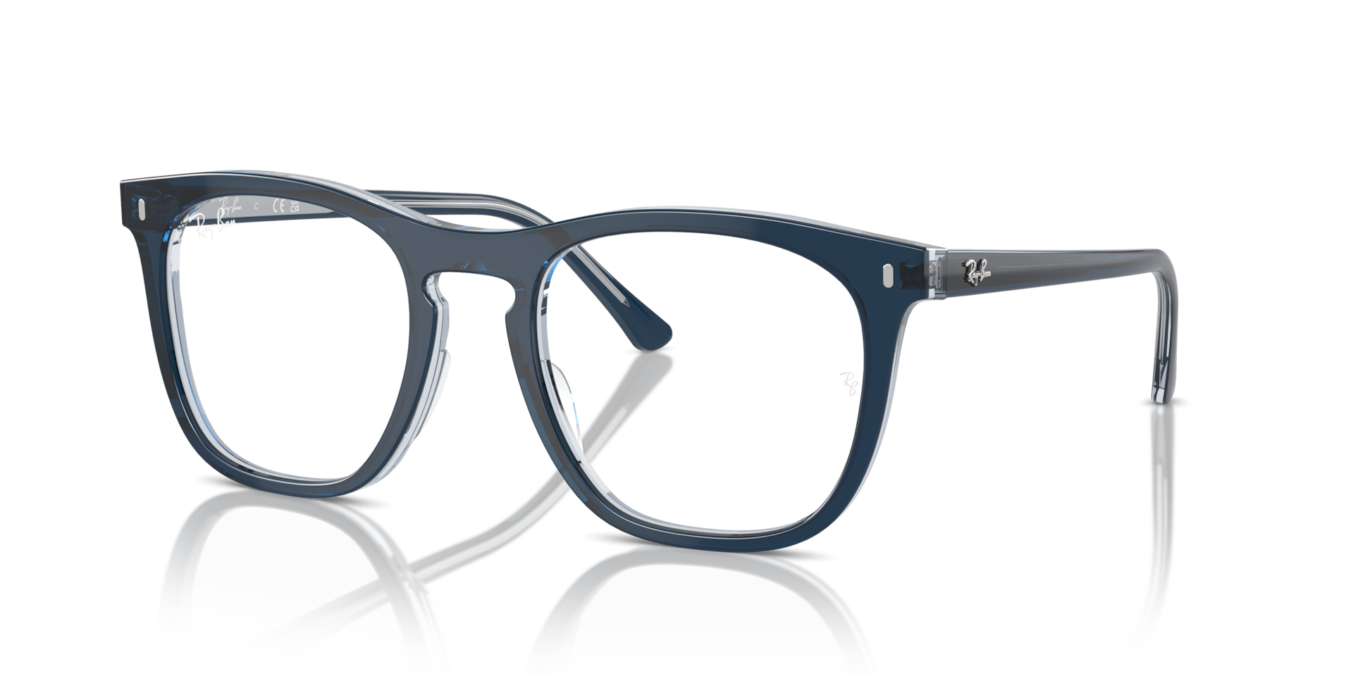 RB2210V OPTICS — Blue On Transparent Blue / Clear
