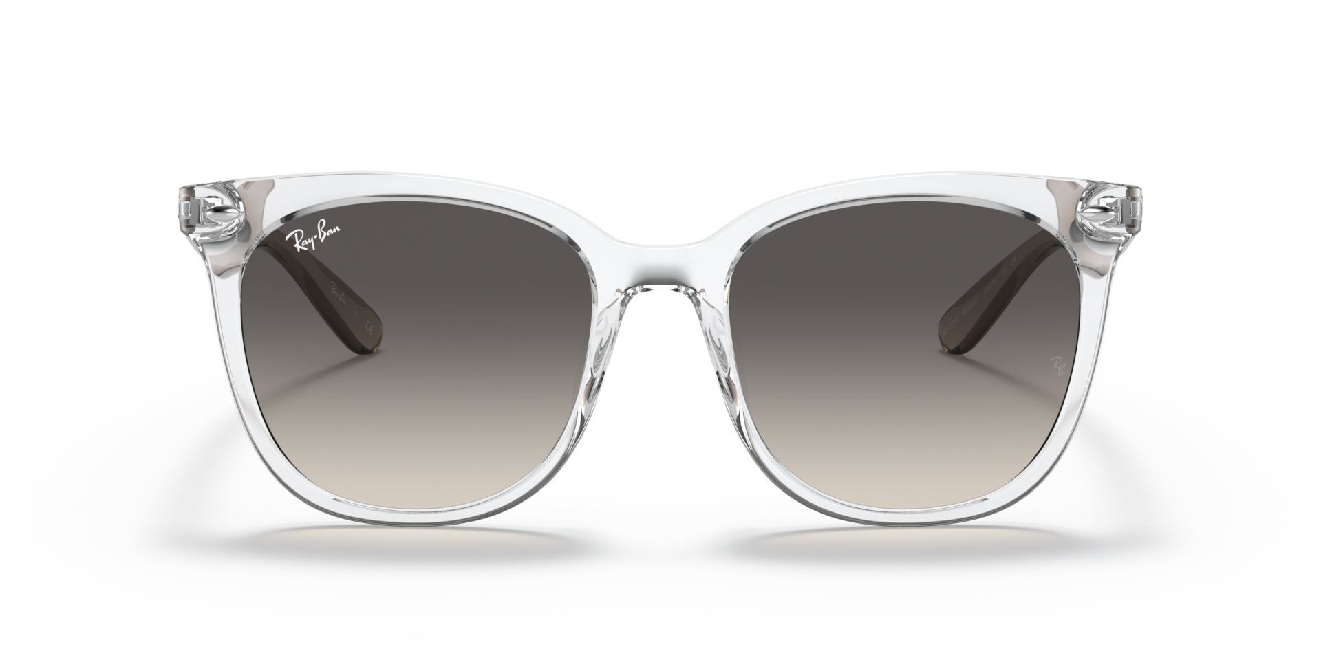 RB4379D Sunglasses in Transparent and Grey Gradient (55-19