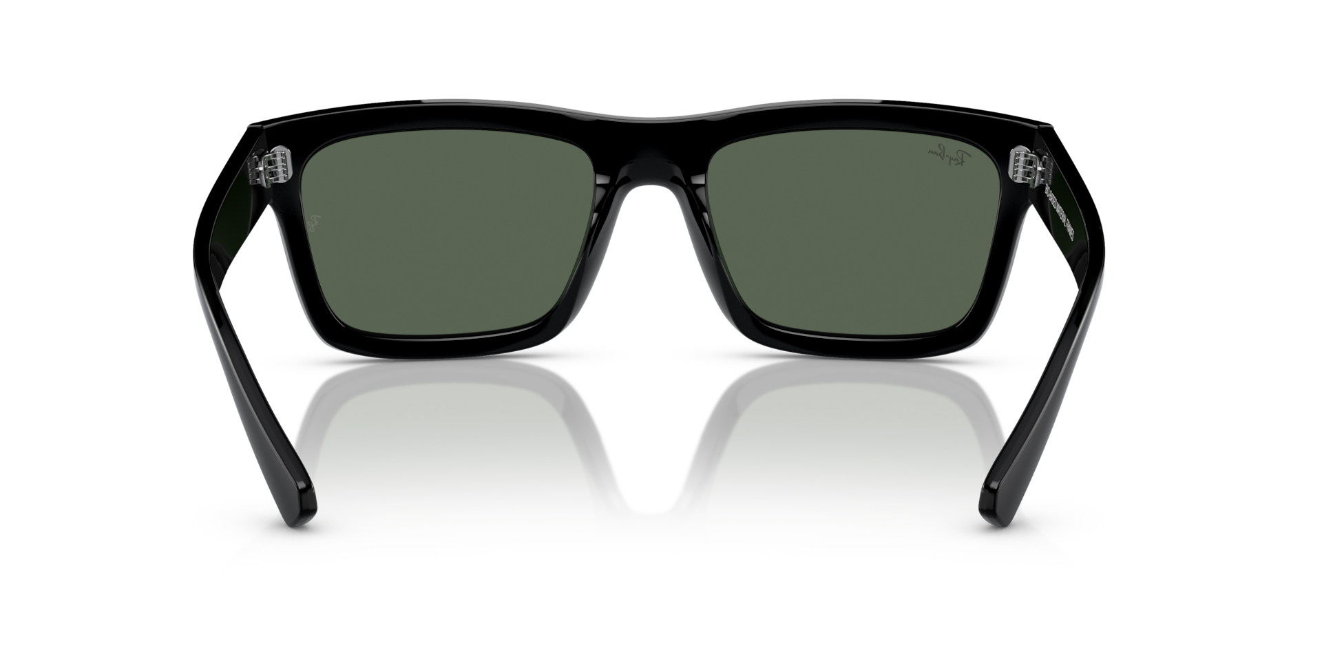 WARREN BIO-BASED Sunglasses in Black and Dark Green (57-20