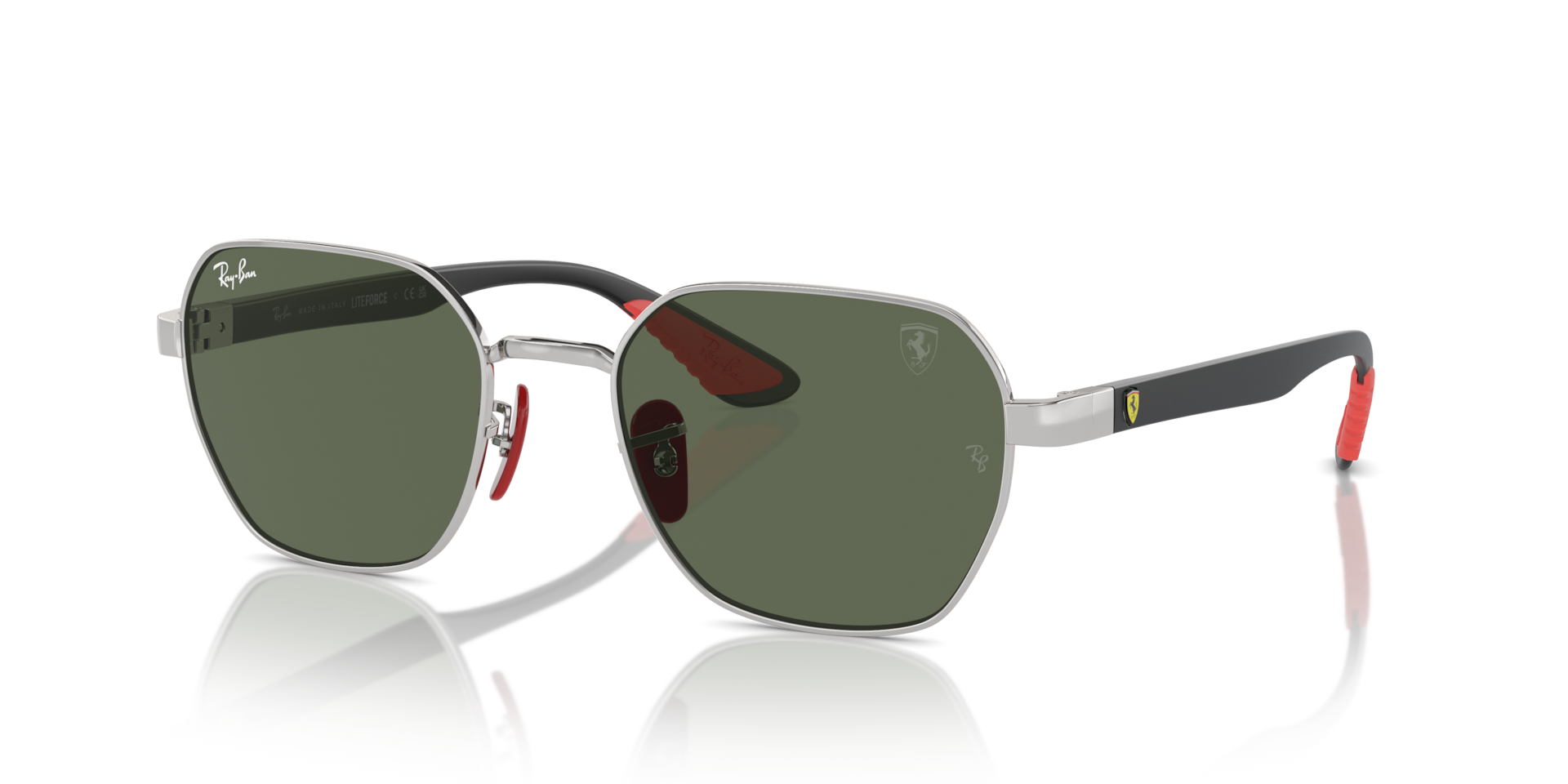 RB3794M SCUDERIA FERRARI COLLECTION — Silver / Dark Green