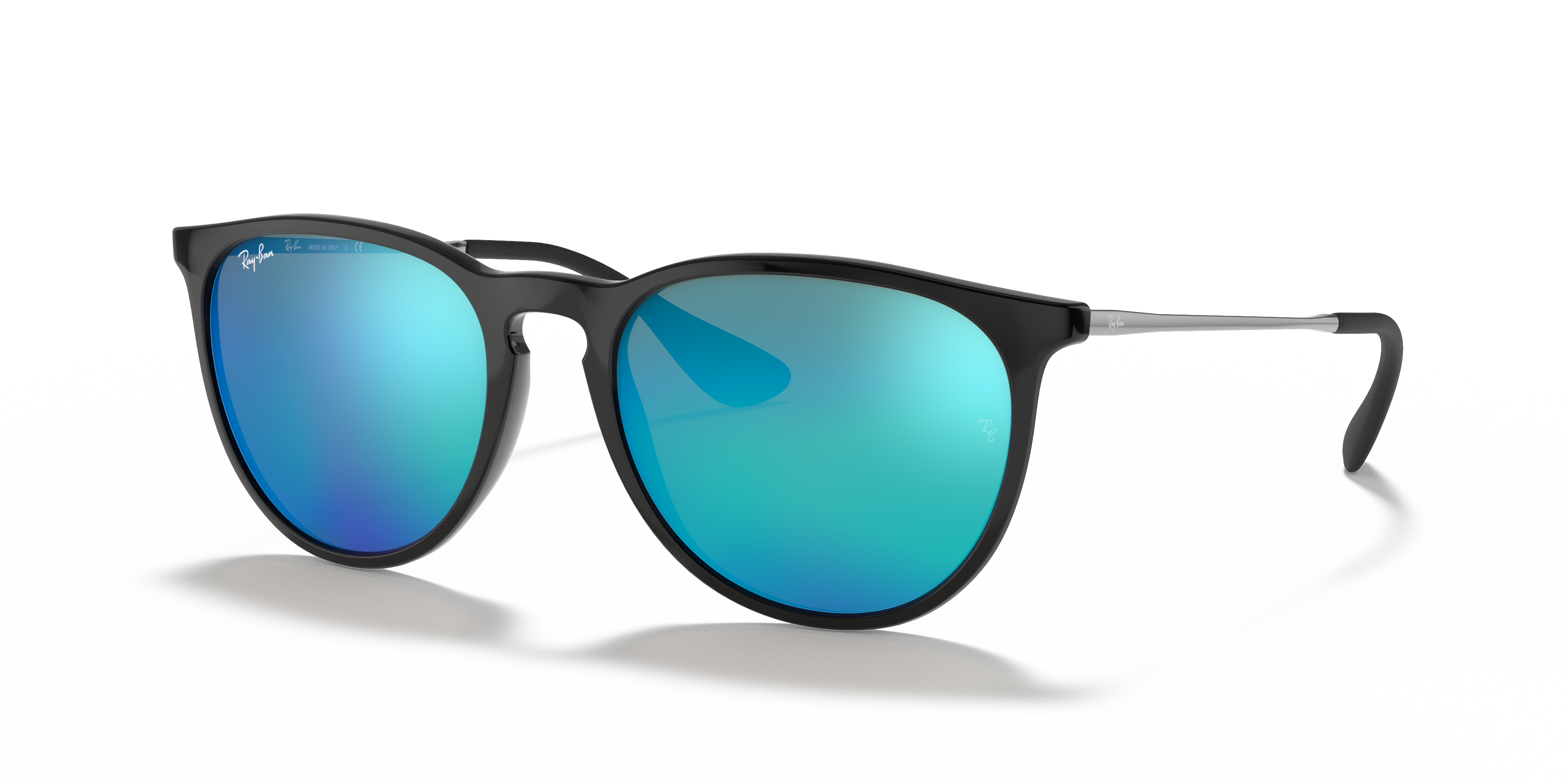 ERIKA COLOR MIX Sunglasses in Black and Blue Mirror - RB4171 | Ray