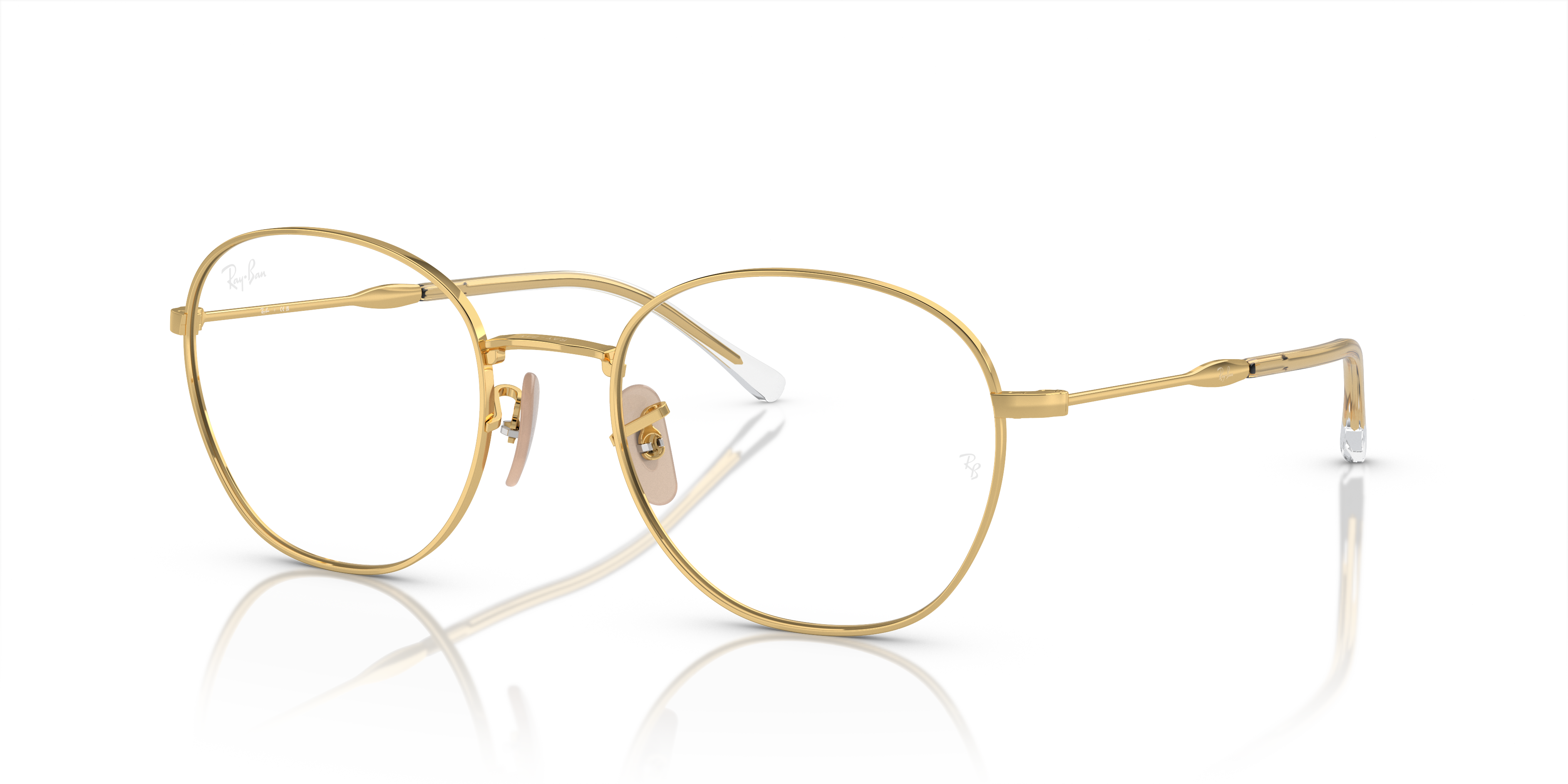 Rb6509 Optics Eyeglasses with Polished Arista Gold Frame - RB6509 | Ray ...