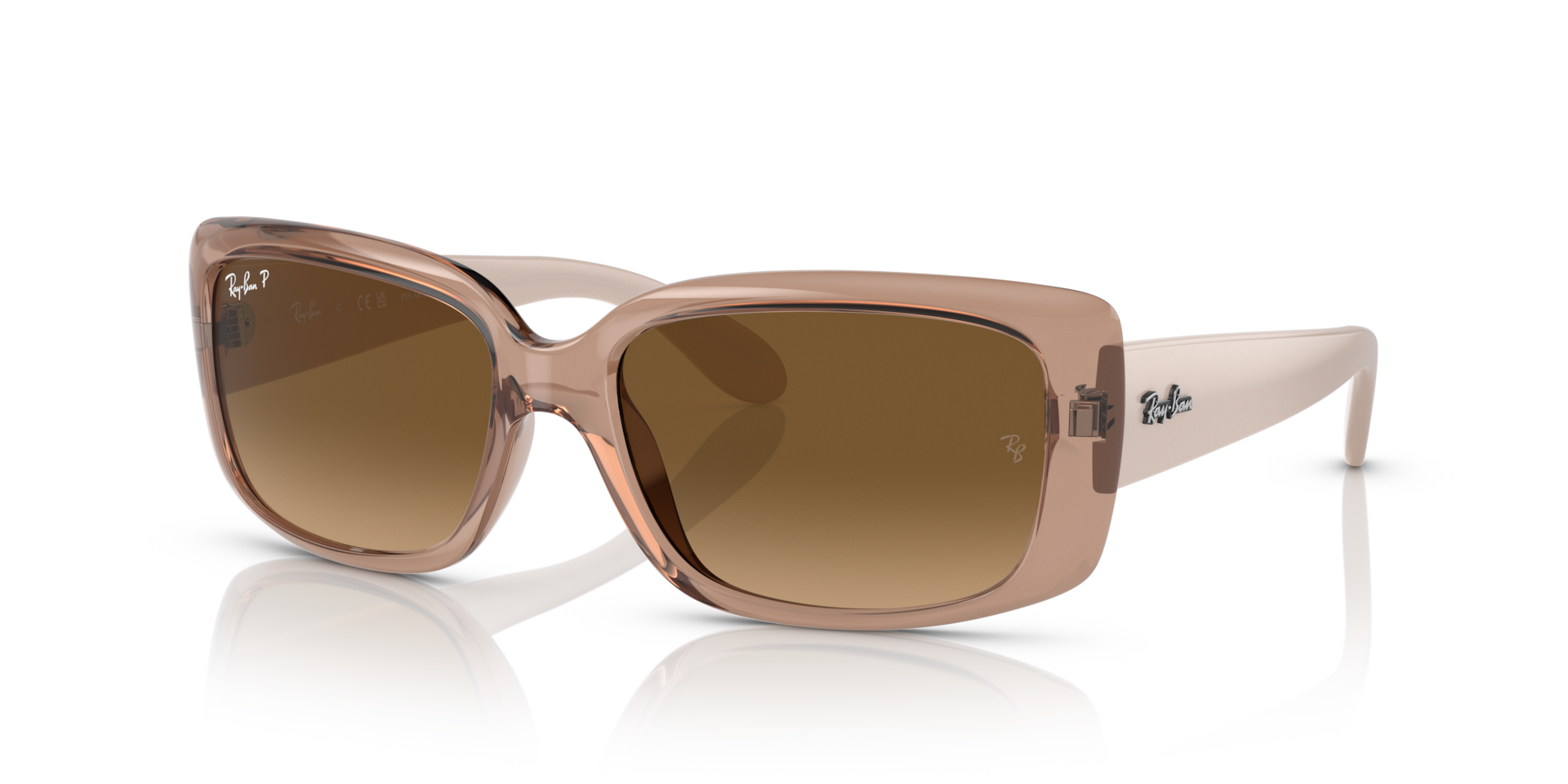 RB4389: Transparent Brown / Brown Polarized