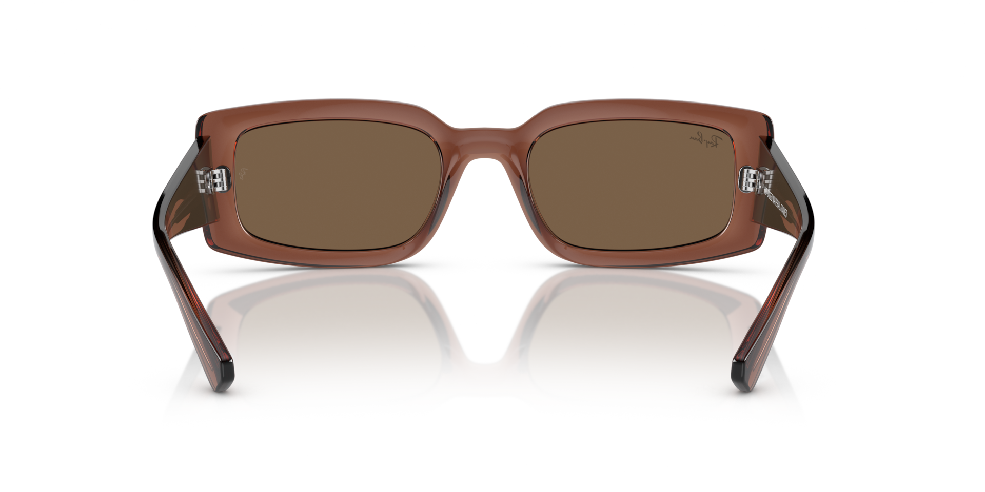 KILIANE BIO-BASED Sunglasses in Transparent Brown and Dark Brown