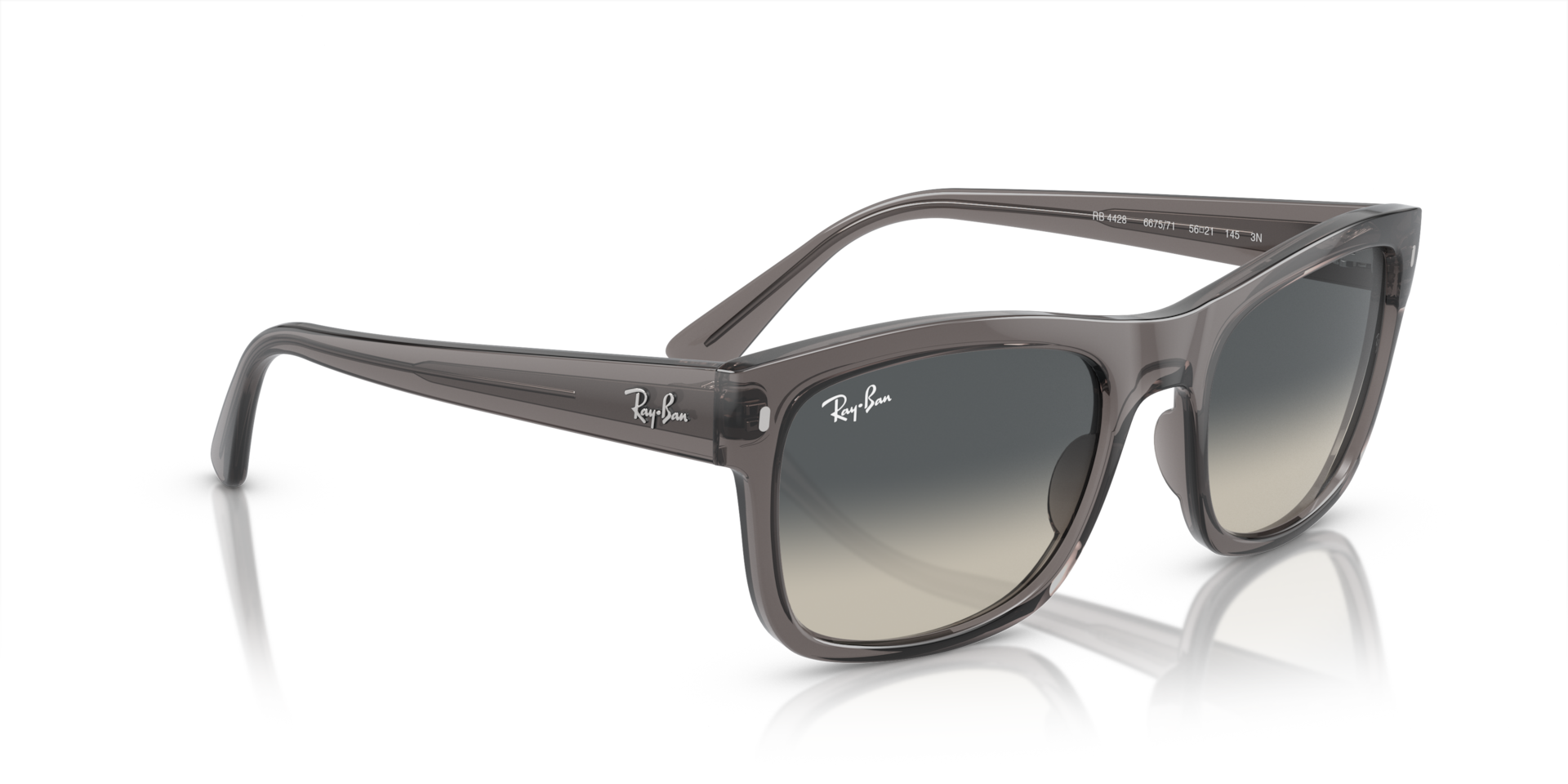 RB4428 Sunglasses in Opal Dark Grey and Grey (56-21) - RB4428