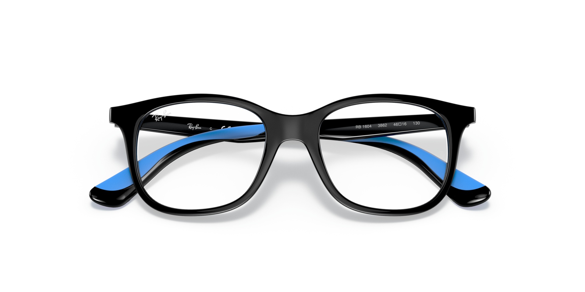 RB1604 OPTICS KIDS Polarized Eyeglasses with Black and Clear (44