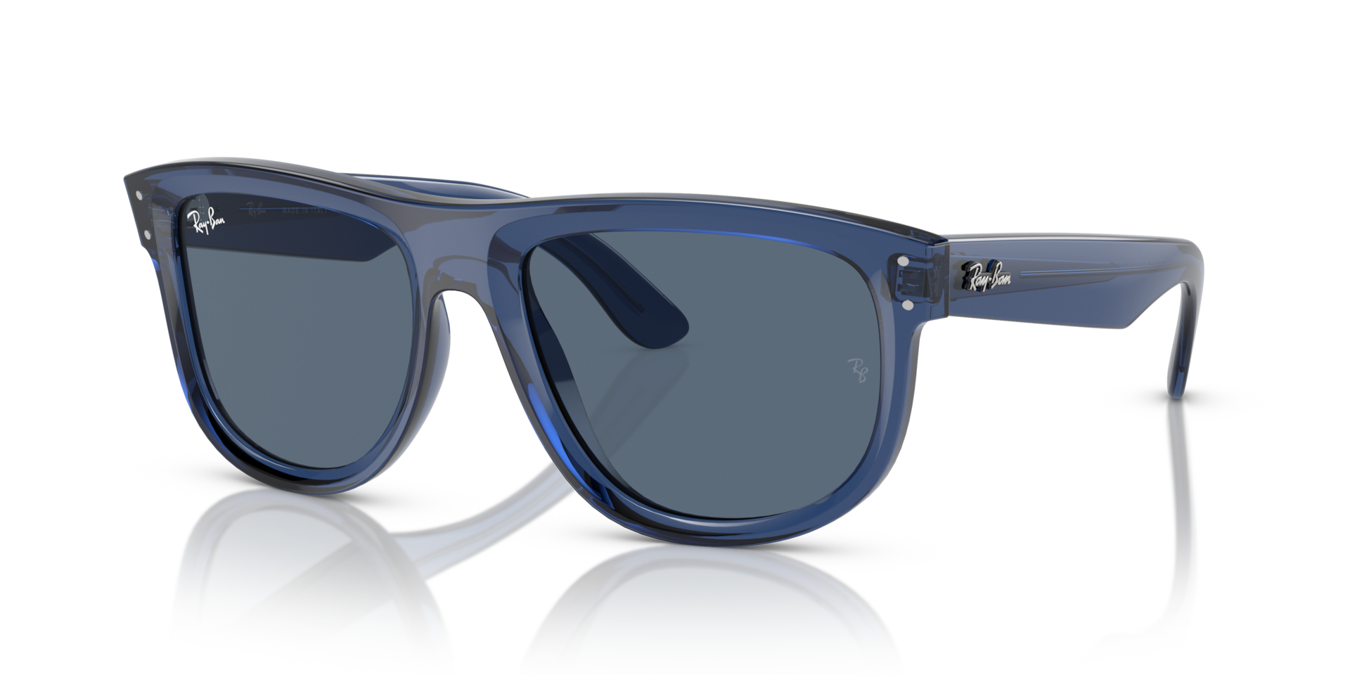 BOYFRIEND REVERSE — Transparent Navy Blue / Blue