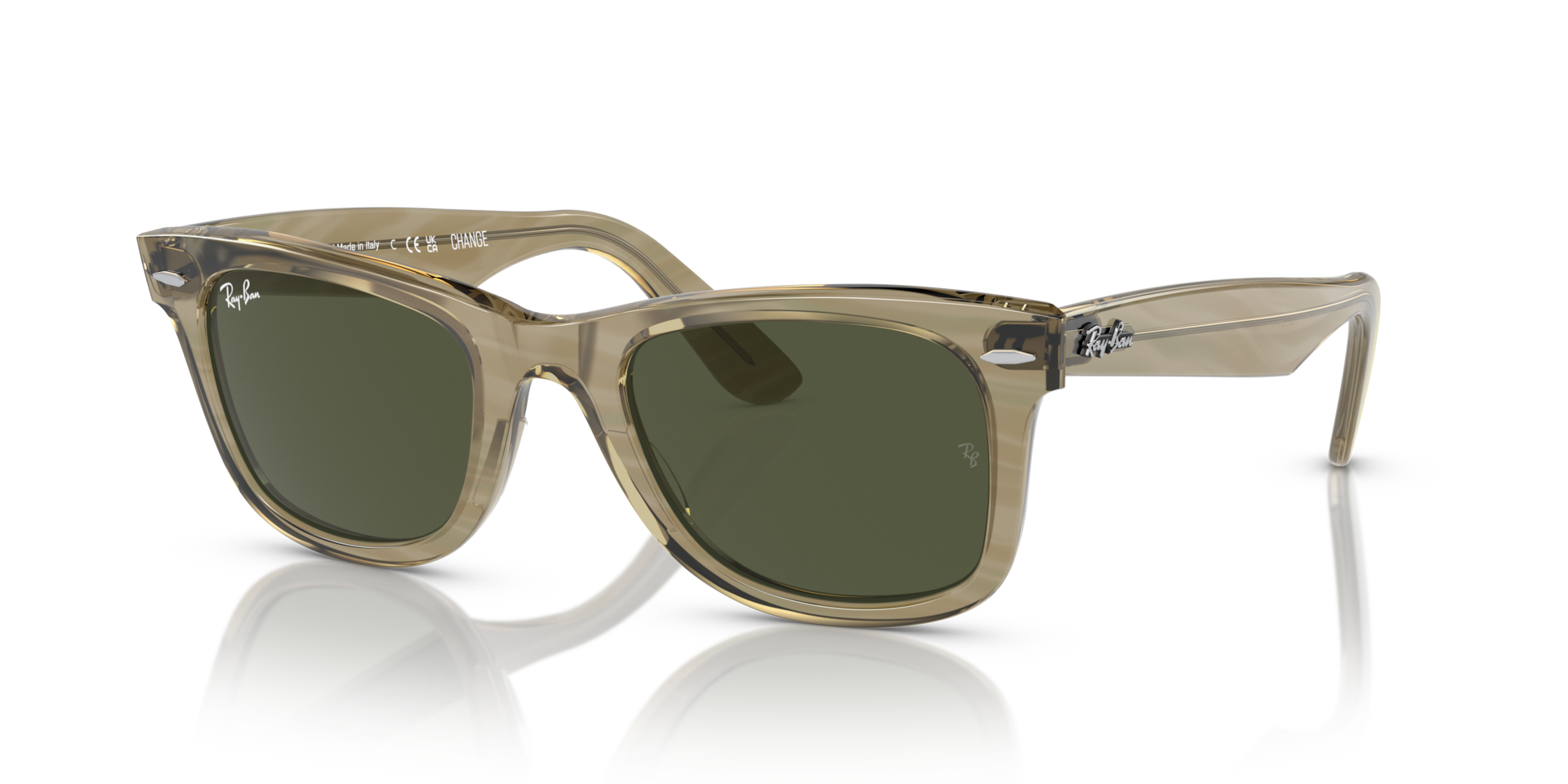 ORIGINAL WAYFARER CHANGE — Photo Striped Grey / Green