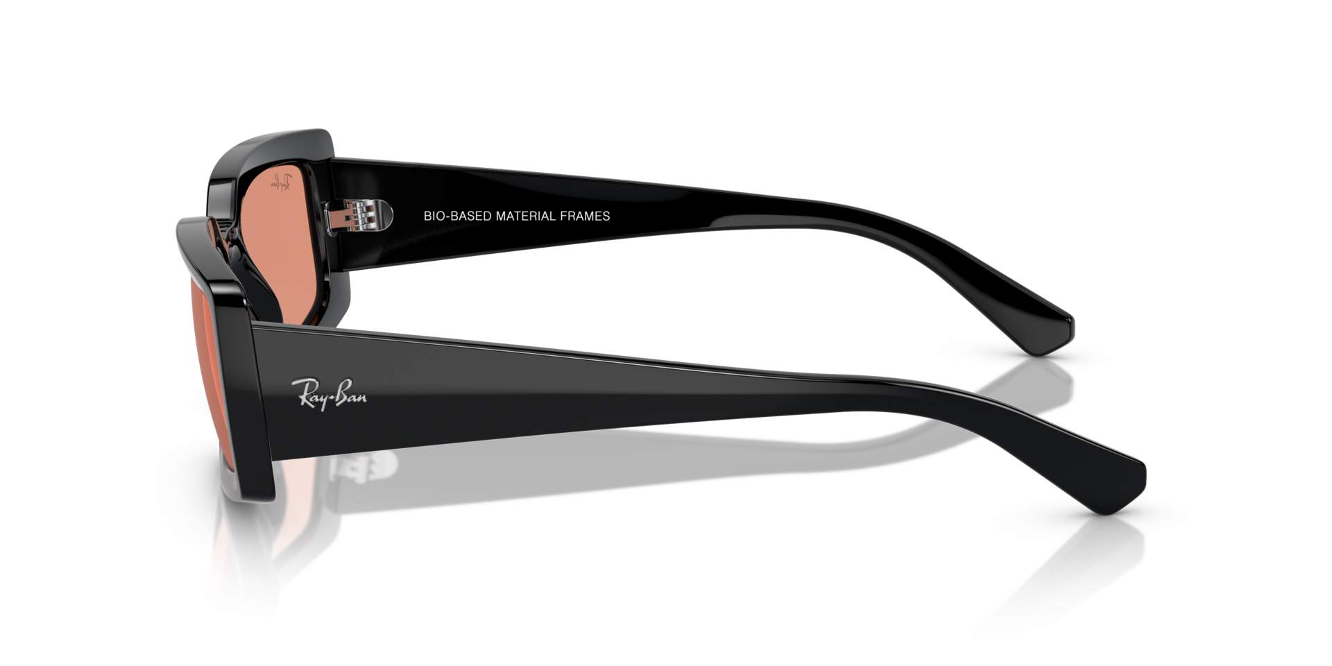 Ray-Ban サングラス ブラック KILIANE BIO-BASED KILIANE BIO-BASED Sunglasses in Black and Orange (54-21) - RB4395