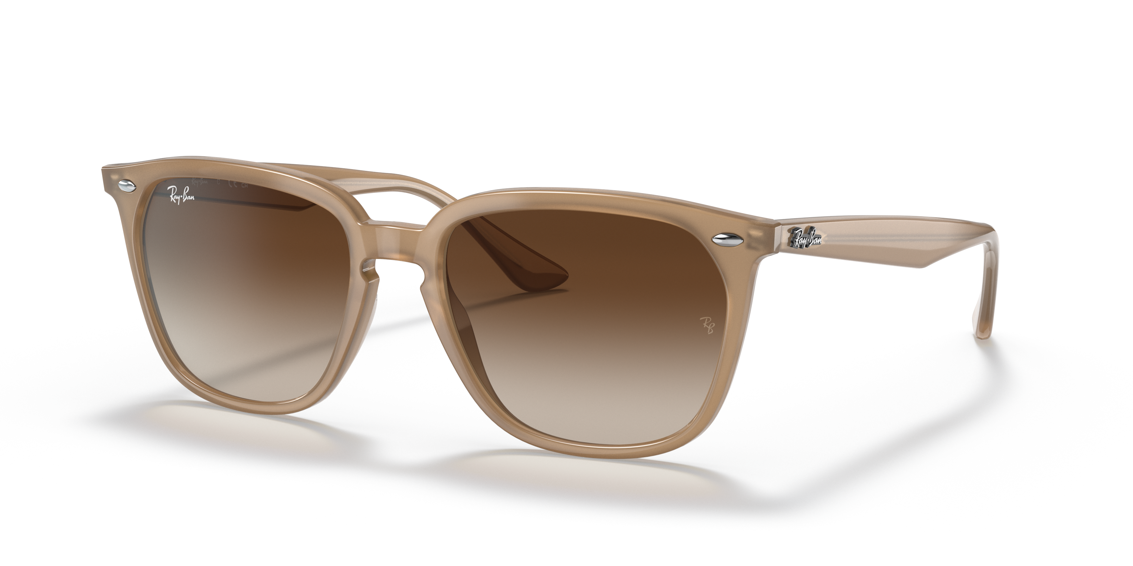 Rb4362 Sunglasses in Polished Light Brown and Brown (55-18) - RB4362 ...