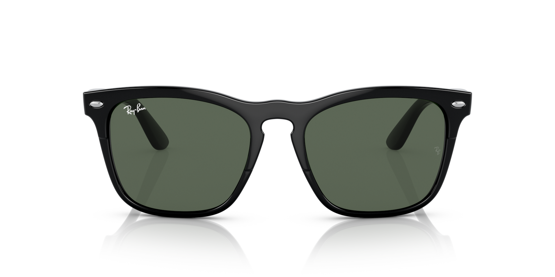 STEVE Sunglasses in Black and Dark Green (54-18) - RB4487 | Ray