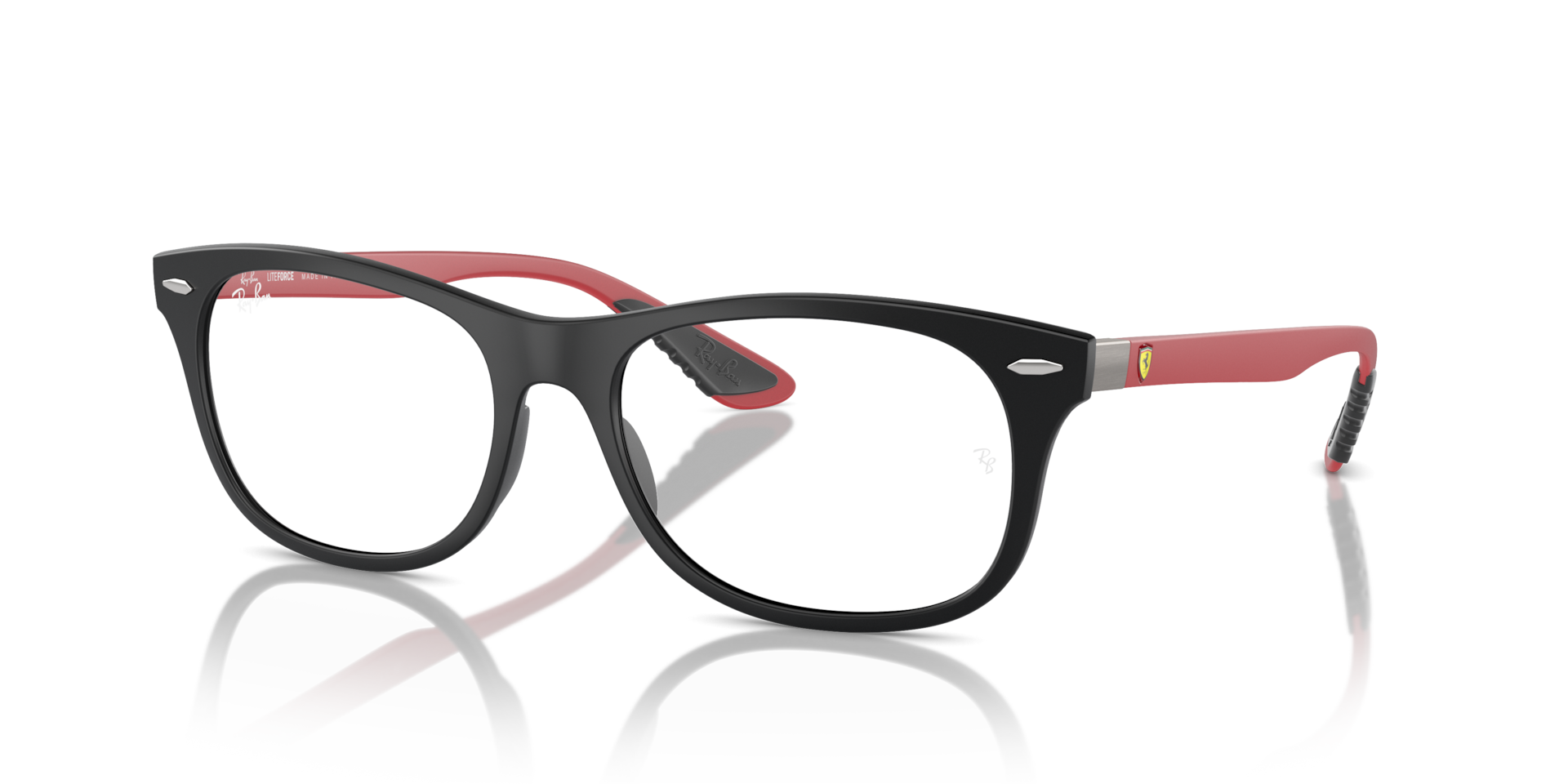 RB7307M OPTICS SCUDERIA FERRARI COLLECTION — Black / Clear