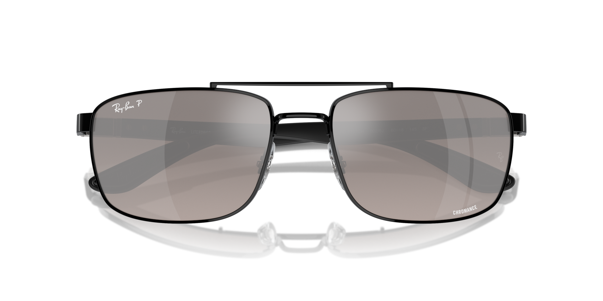 B＆L Ray-Ban USA サングラス RB3737 POLARIZED+ LENSES Polarized Sunglasses in Black and Grey