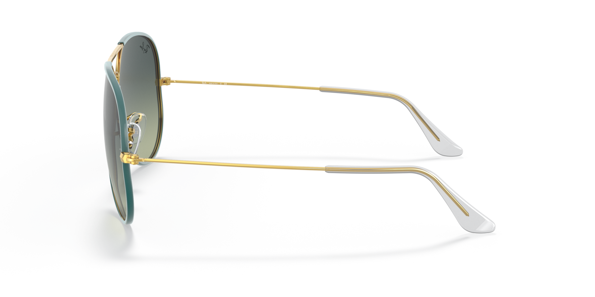 Ray-Ban Aviator Full Color Legend Sunglasses RB3025JM Light Blue Lens Gold Frame Ray-Ban RB3025JM Aviator Full Color Legend Aviator  main image 4