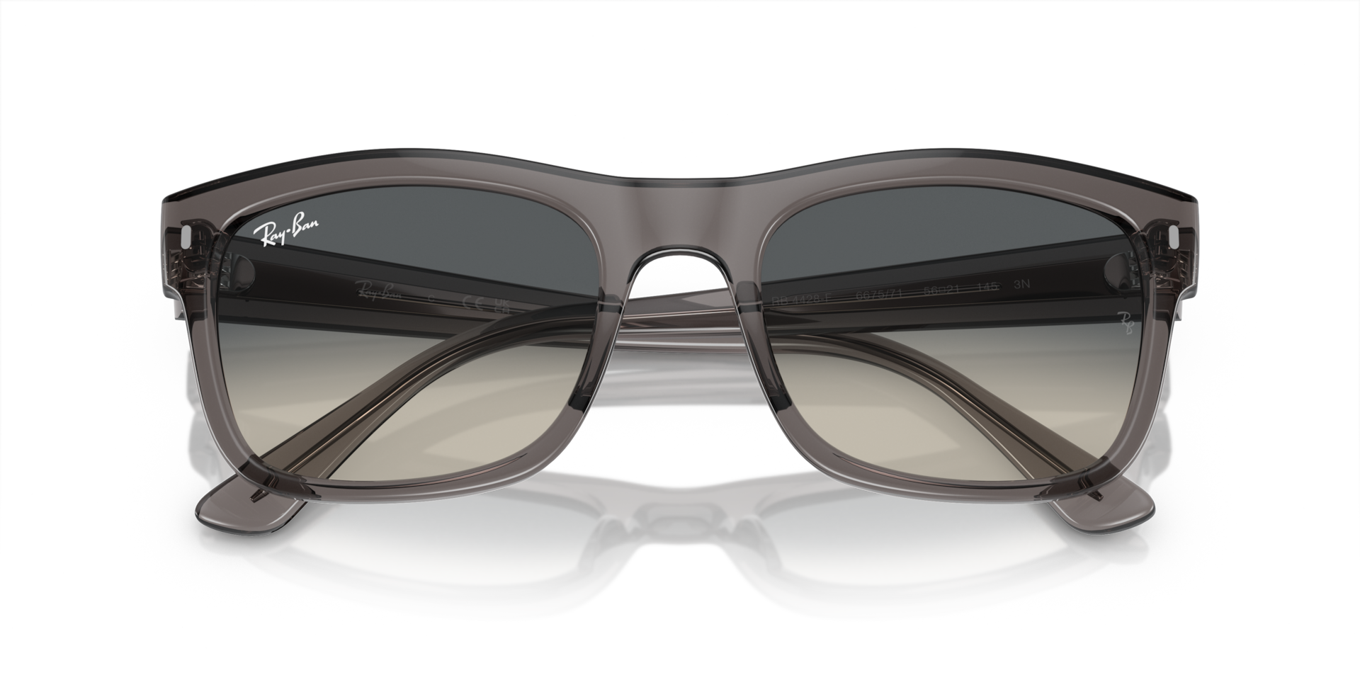 RB4428 Sunglasses in Opal Dark Grey and Grey (56-21) - RB4428F
